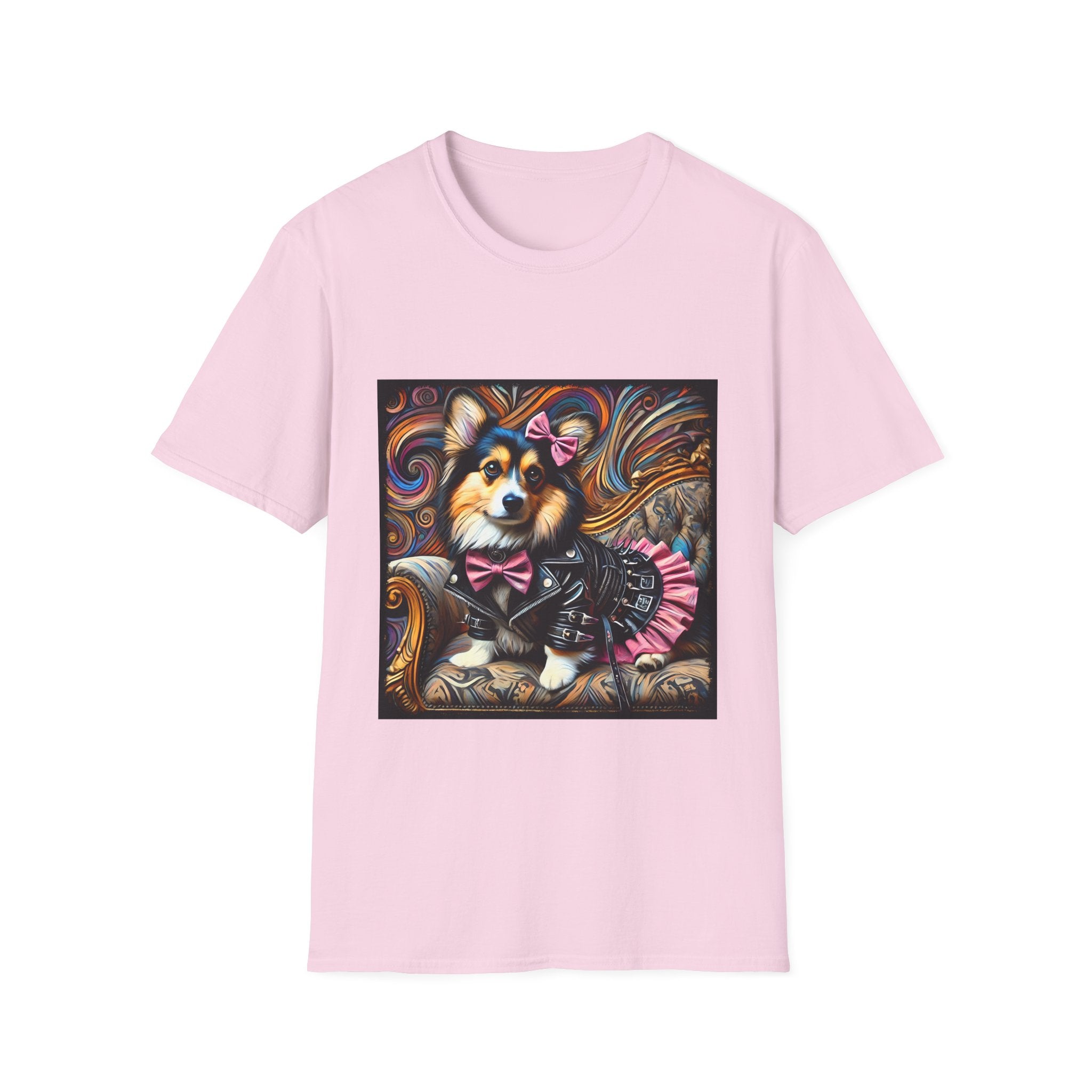 Pembroke Welsh Corgi Edgy Rocker II | Unisex Dog T-Shirt