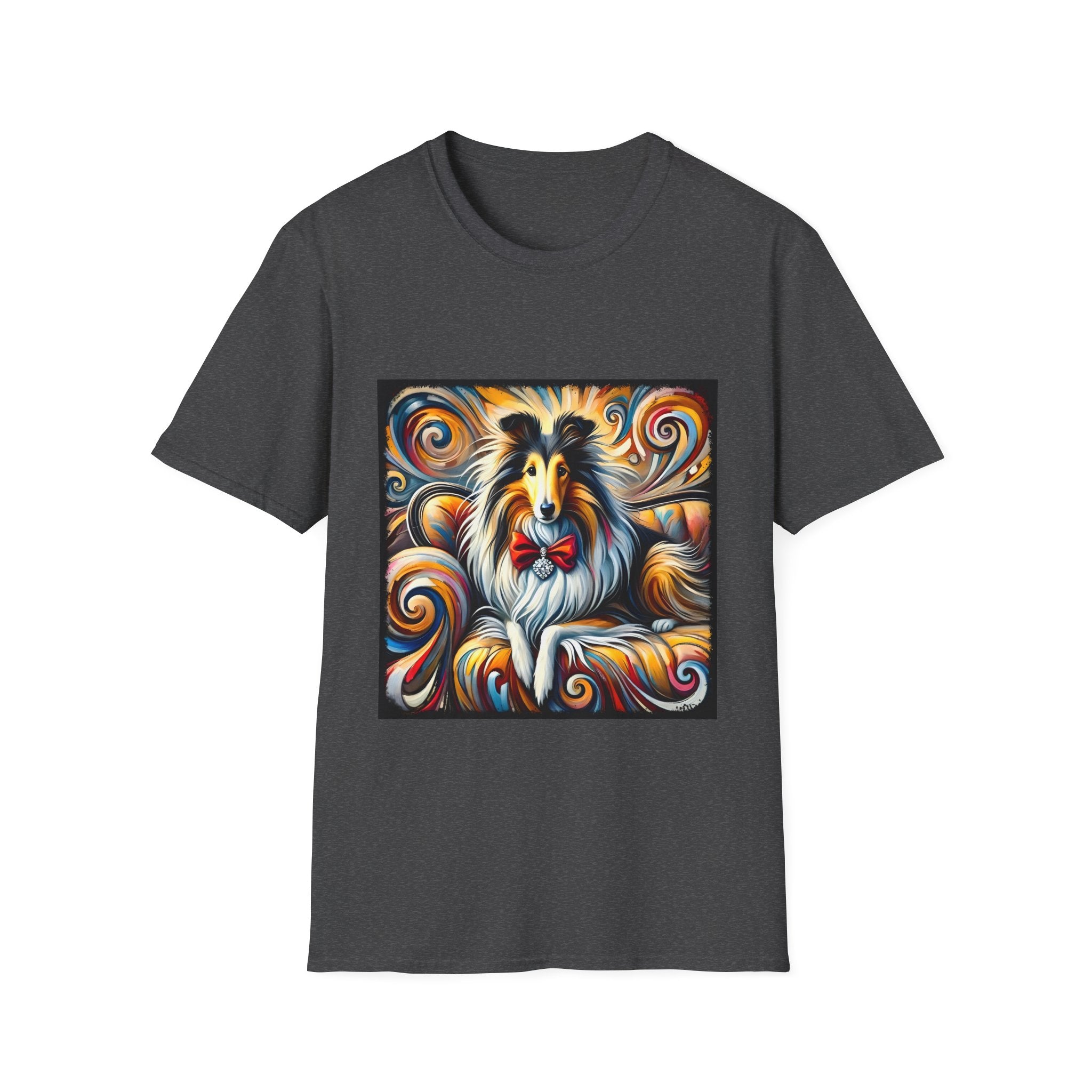 Collie Bold Swirl | Unisex Dog T-Shirt