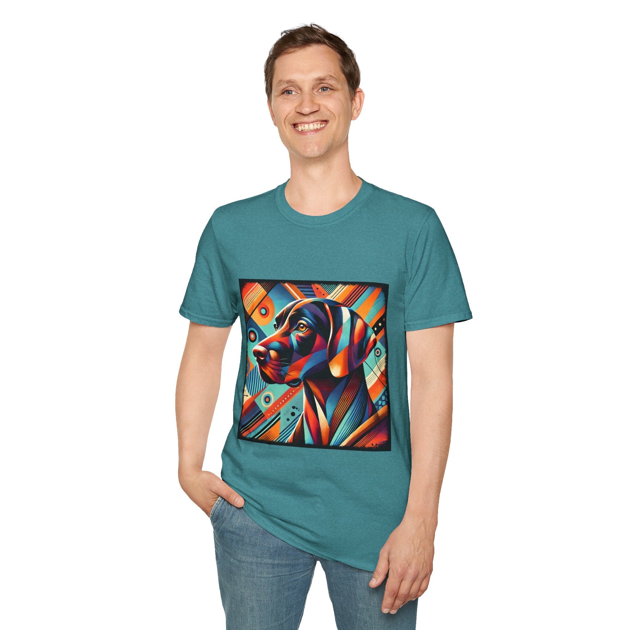 German Shorthaired Pointer Bold Geometric | Unisex Dog T-Shirt