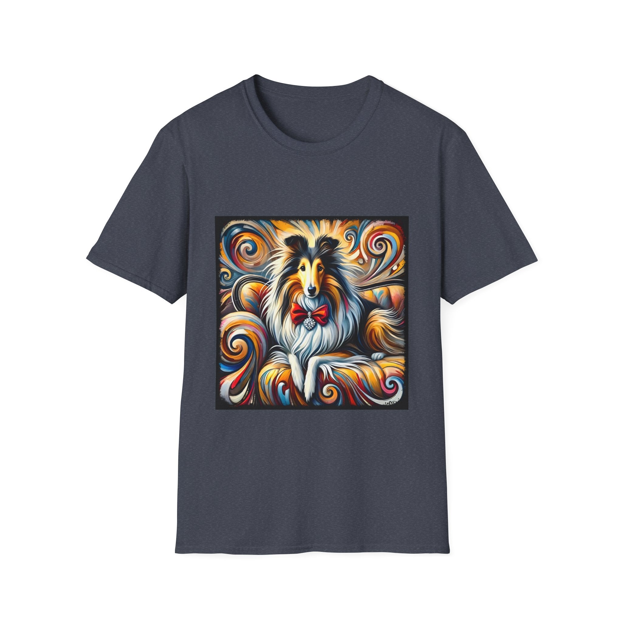 Collie Bold Swirl | Unisex Dog T-Shirt