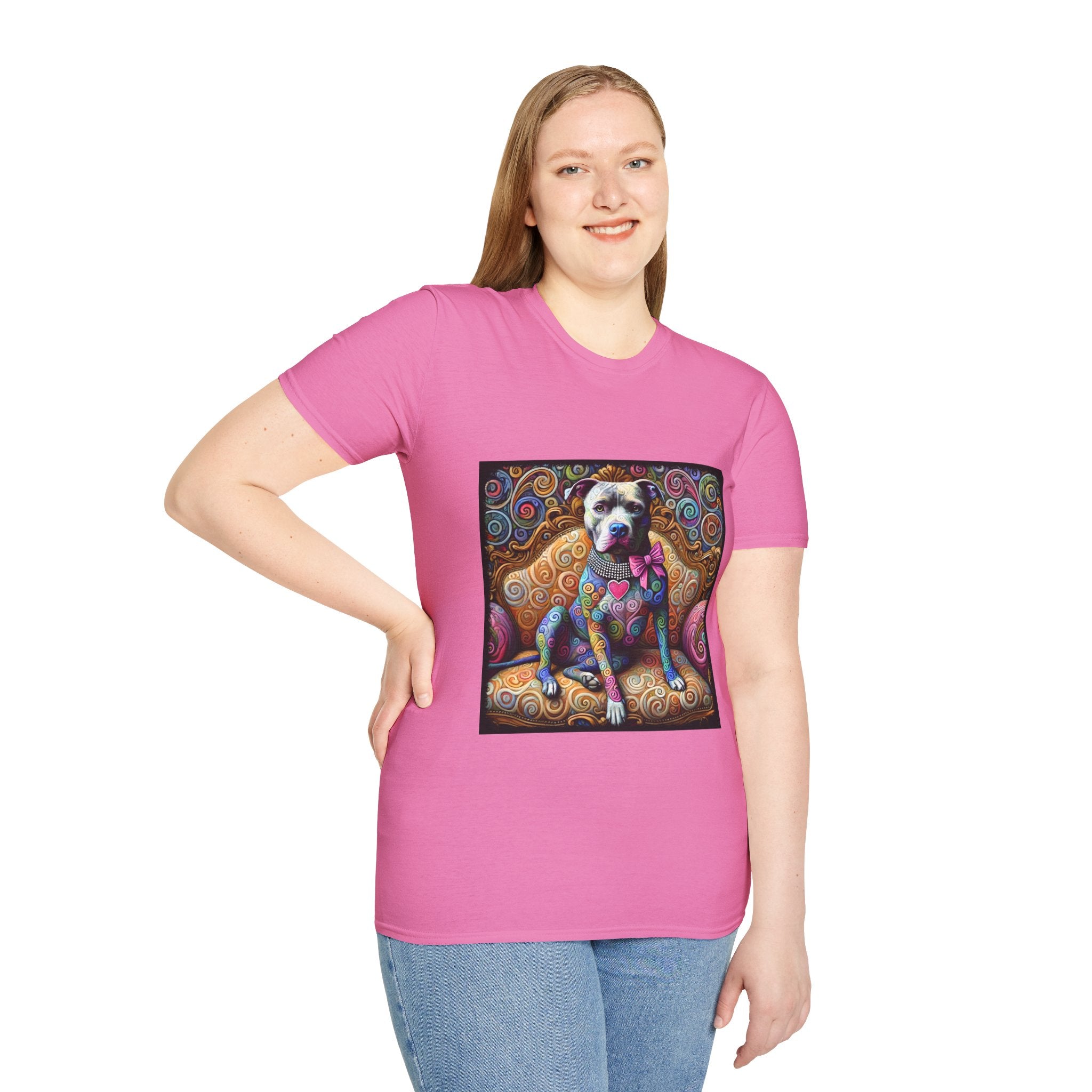 American Pit Bull Terrier Love Swirl | Unisex Dog T-Shirt