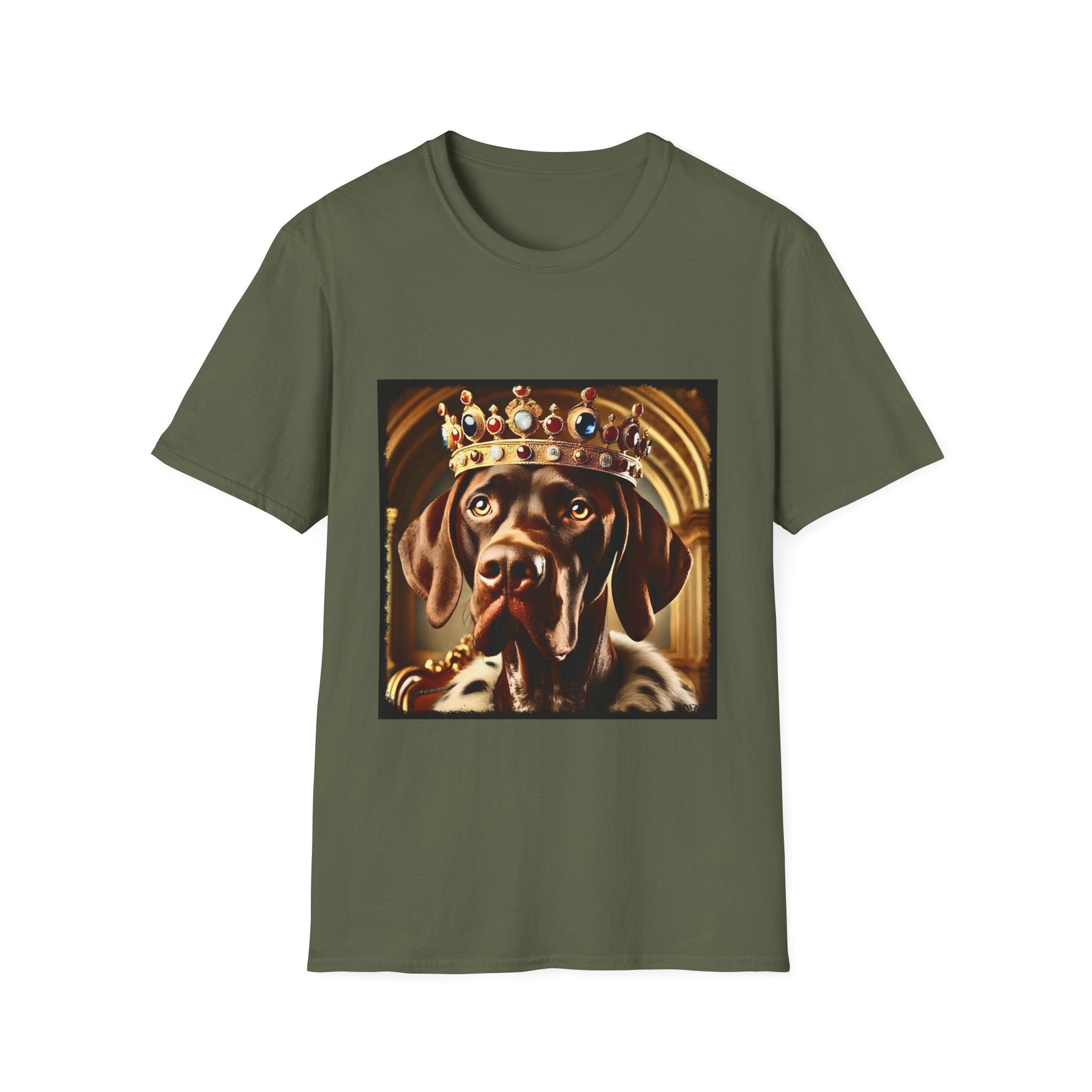 German Shorthaired Pointer Royal King | Unisex Dog T-Shirt