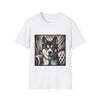 Akita B&W Bold Eyes | Unisex Dog T-Shirt