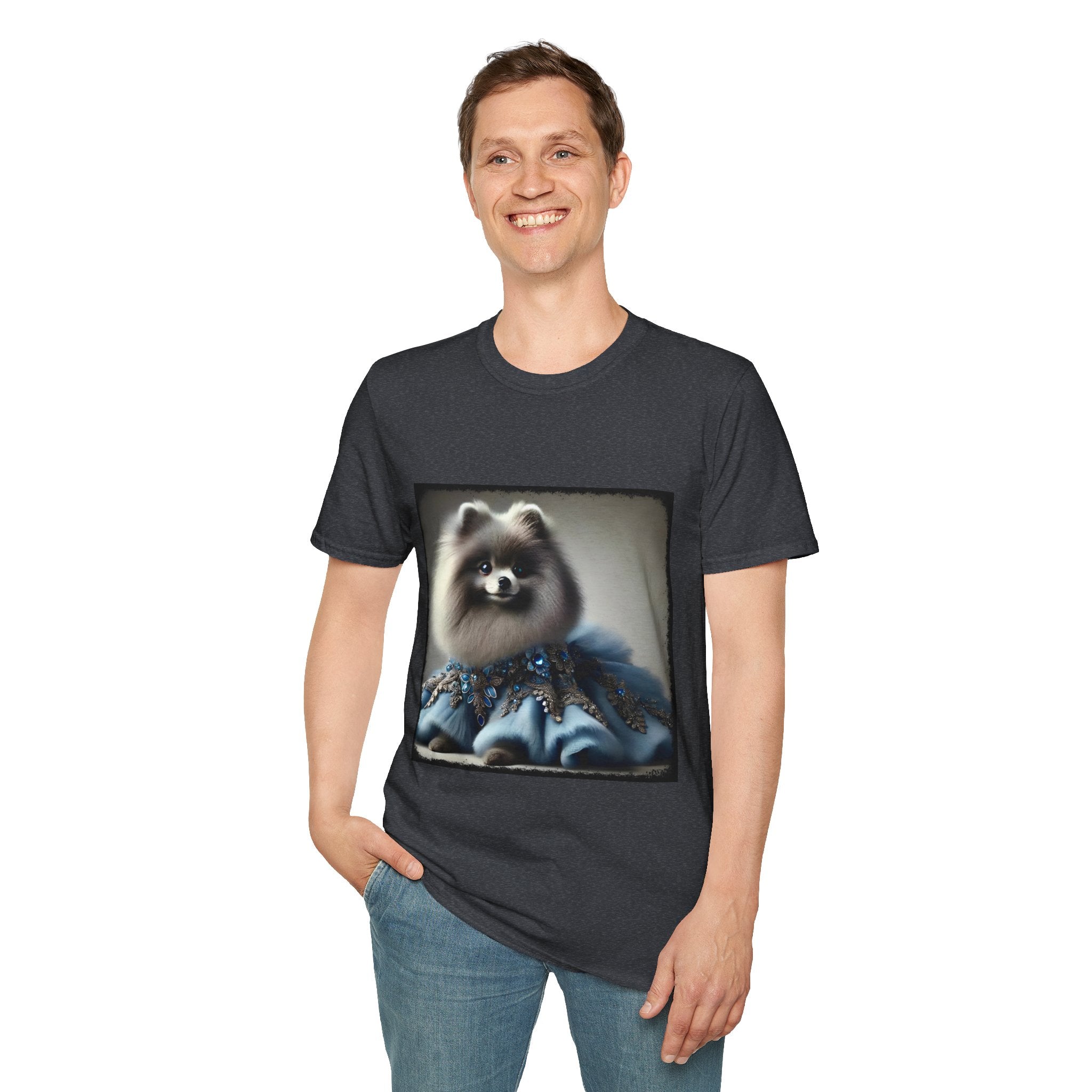 Pomeranian Blue Belle | Unisex Dog T-Shirt