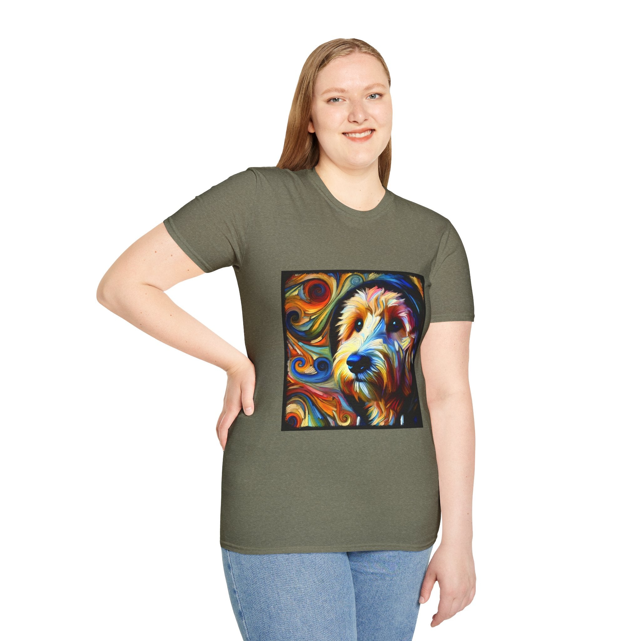 Goldendoodle Relaxed Swirl | Unisex Dog T-Shirt