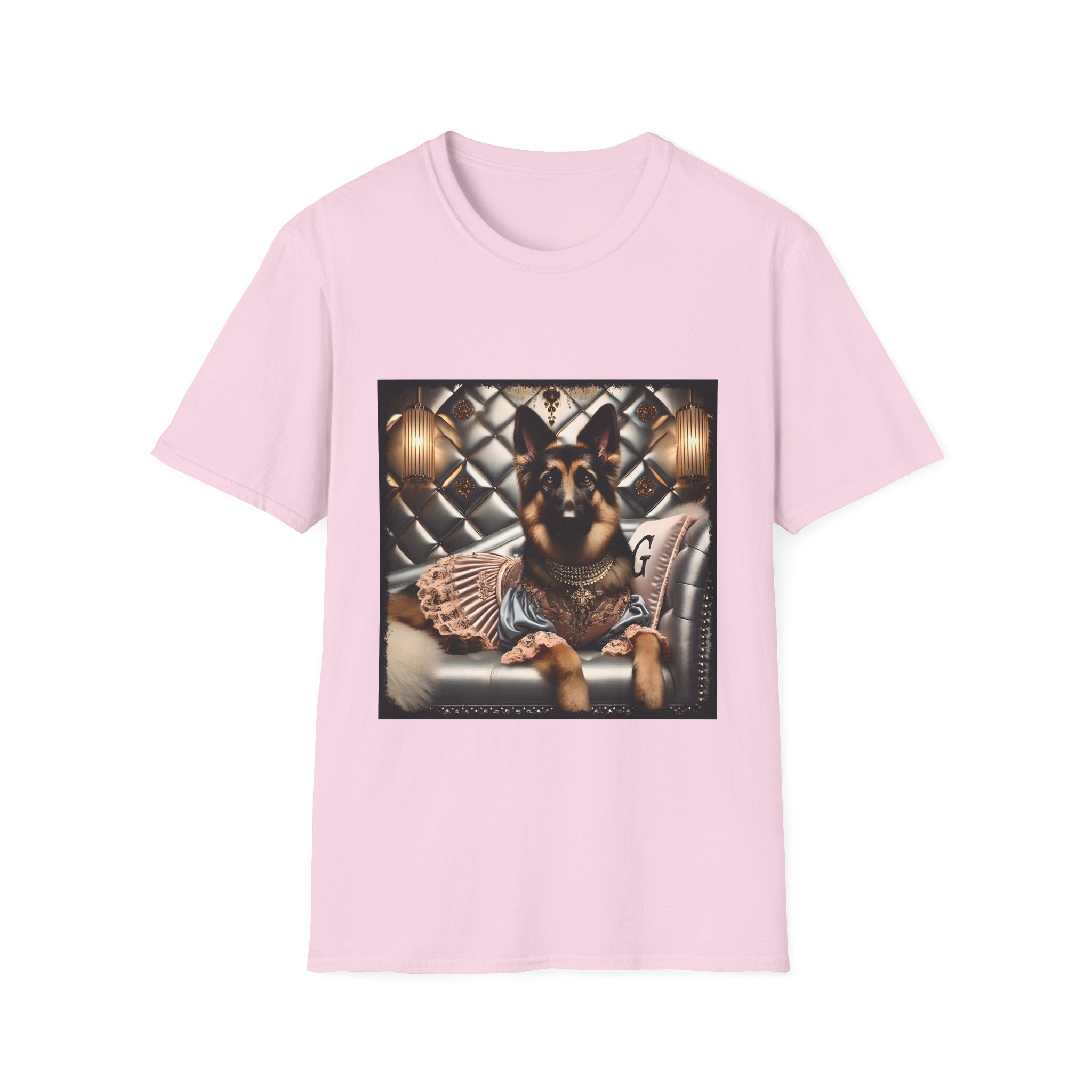 German Shepherd Elegant Muse | Unisex Dog T-Shirt