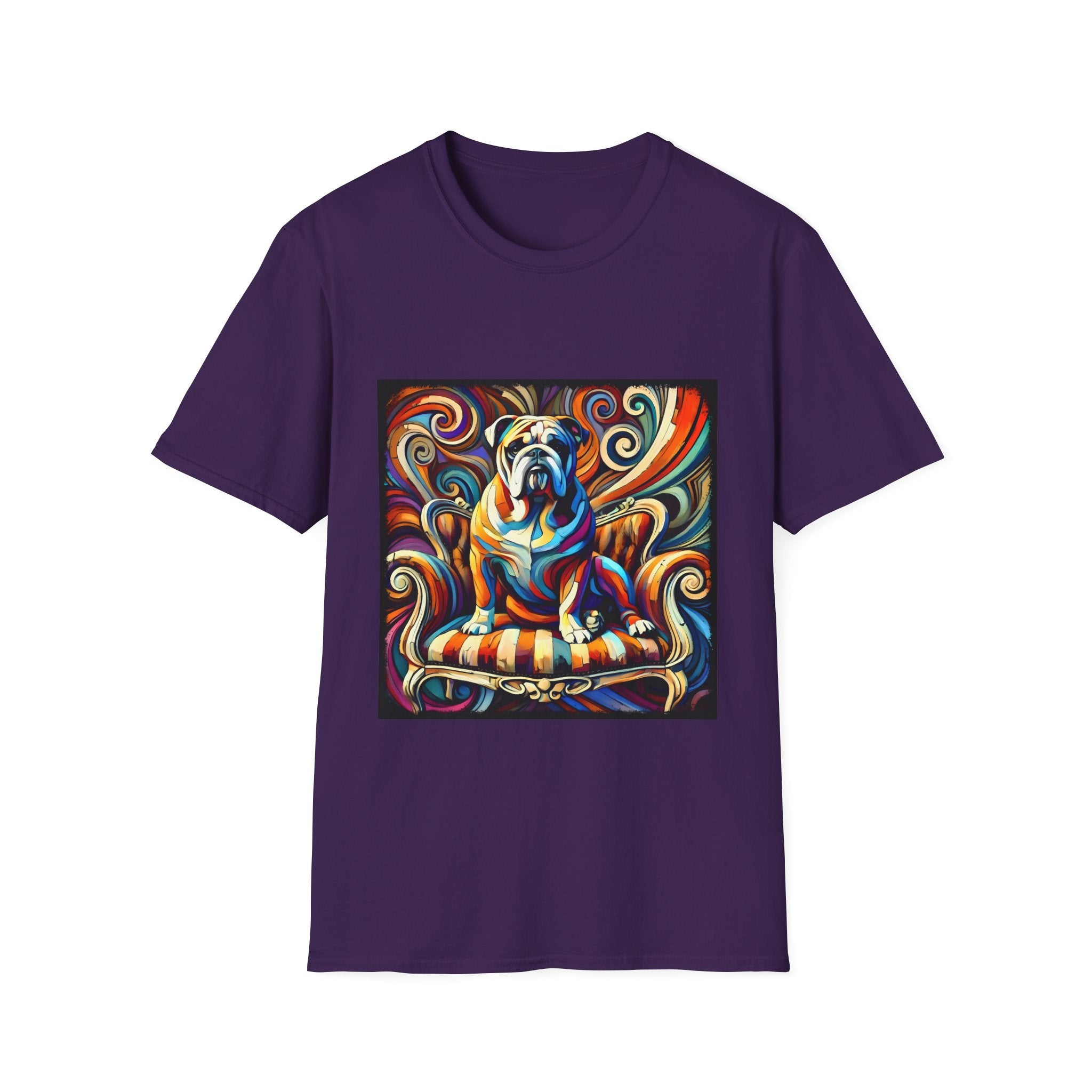 Bulldog Bold Swirl | Unisex Dog T-Shirt
