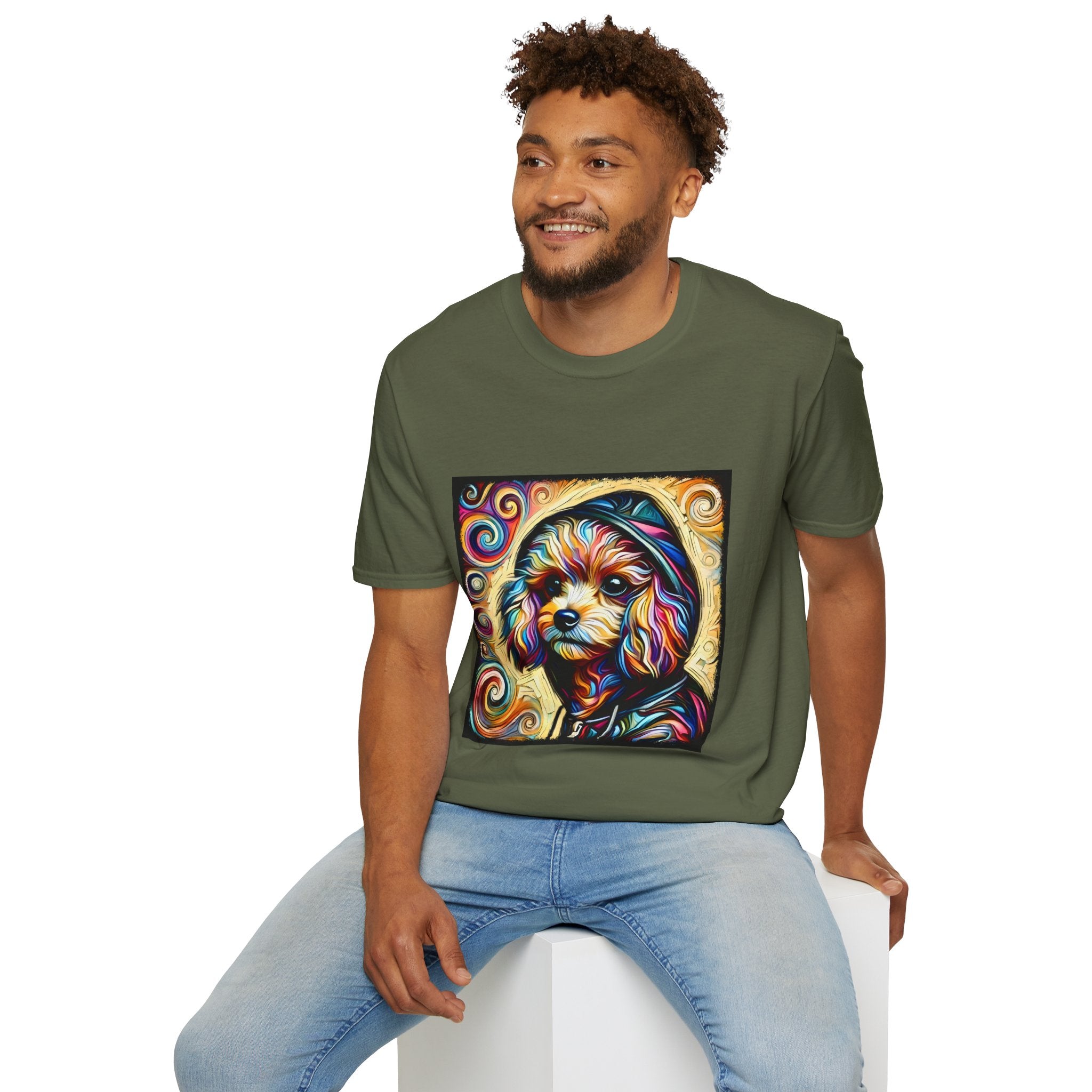 Poodle Chill Swirl | Unisex Dog T-Shirt