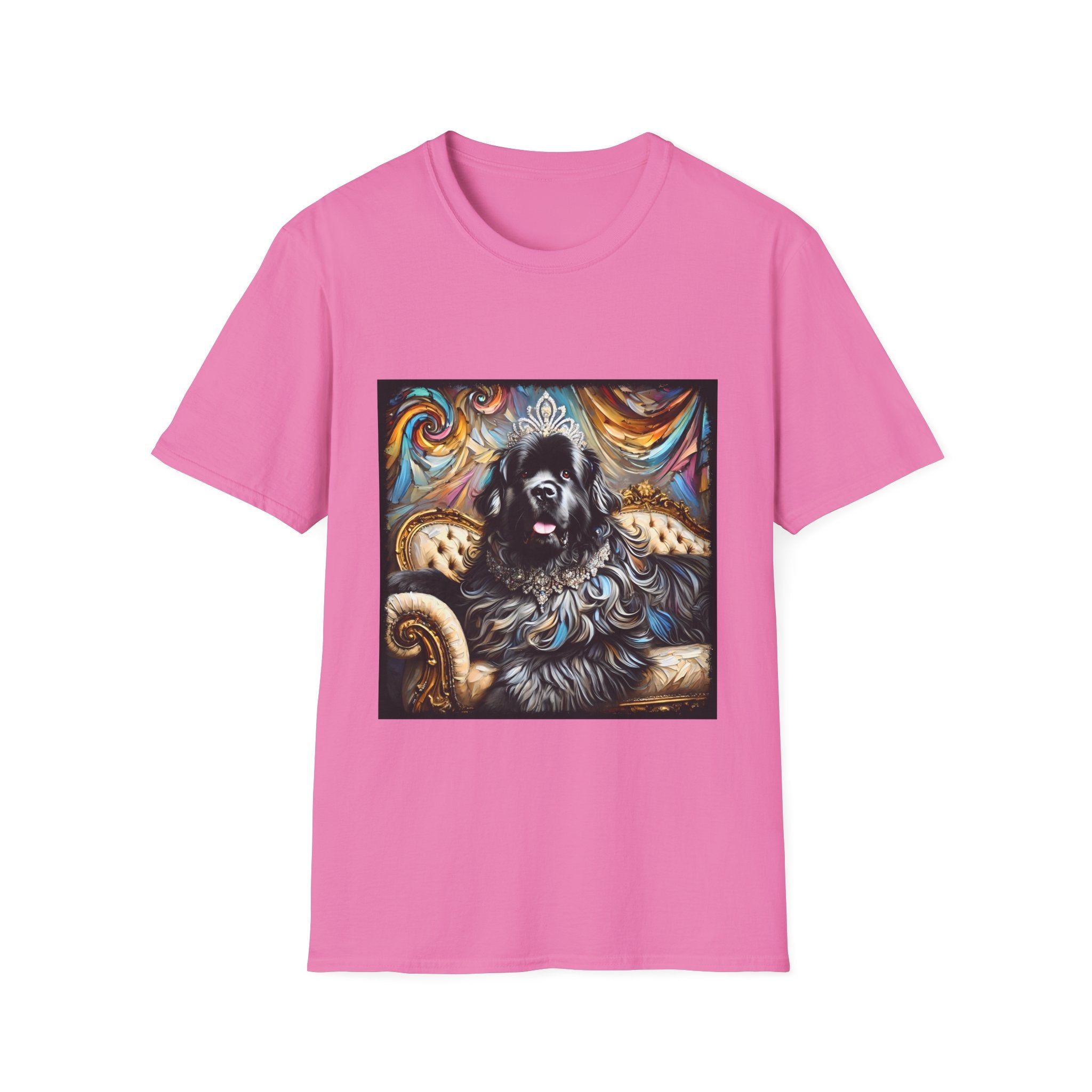 Newfoundland Diamond Diva Swirl | Unisex Dog T-Shirt