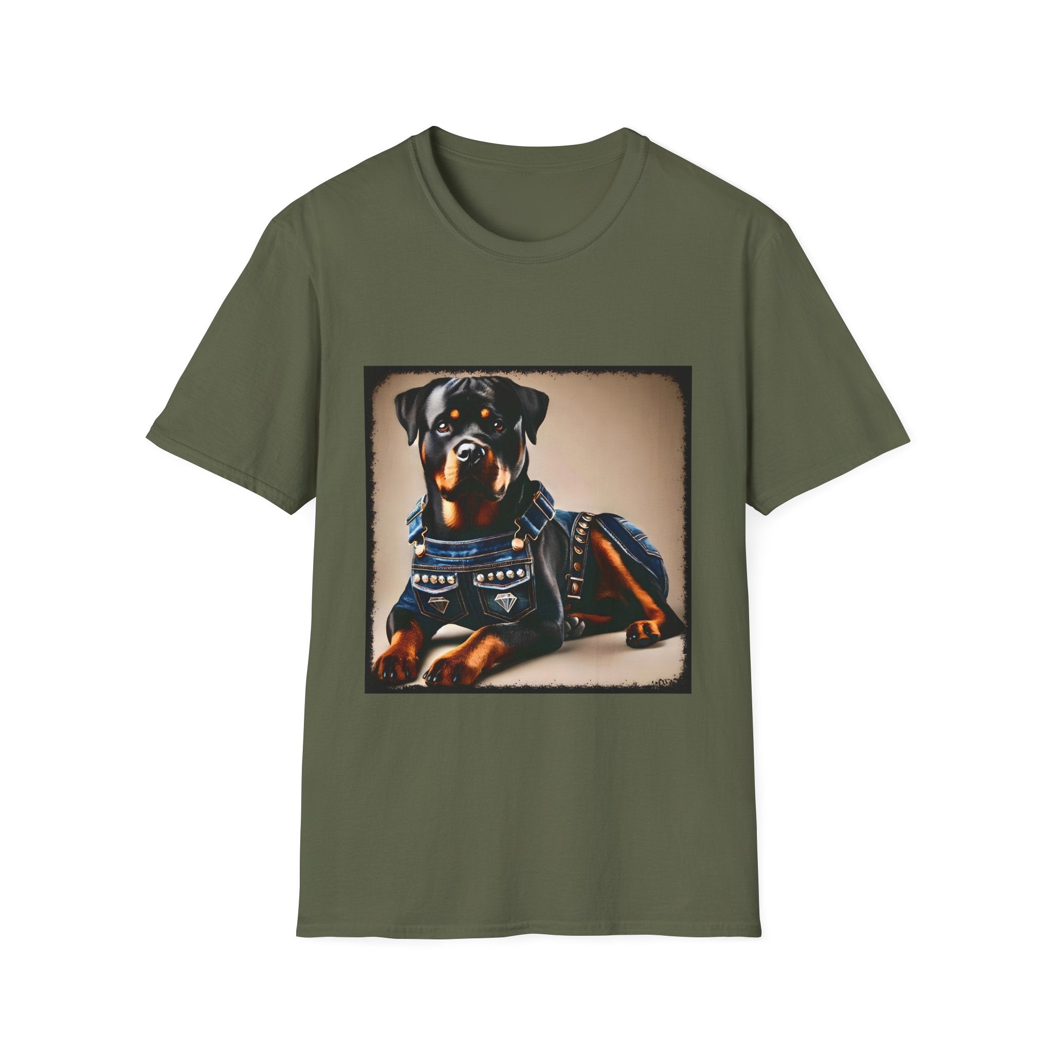 Rottweiler Denim Doll | Unisex Dog T-Shirt