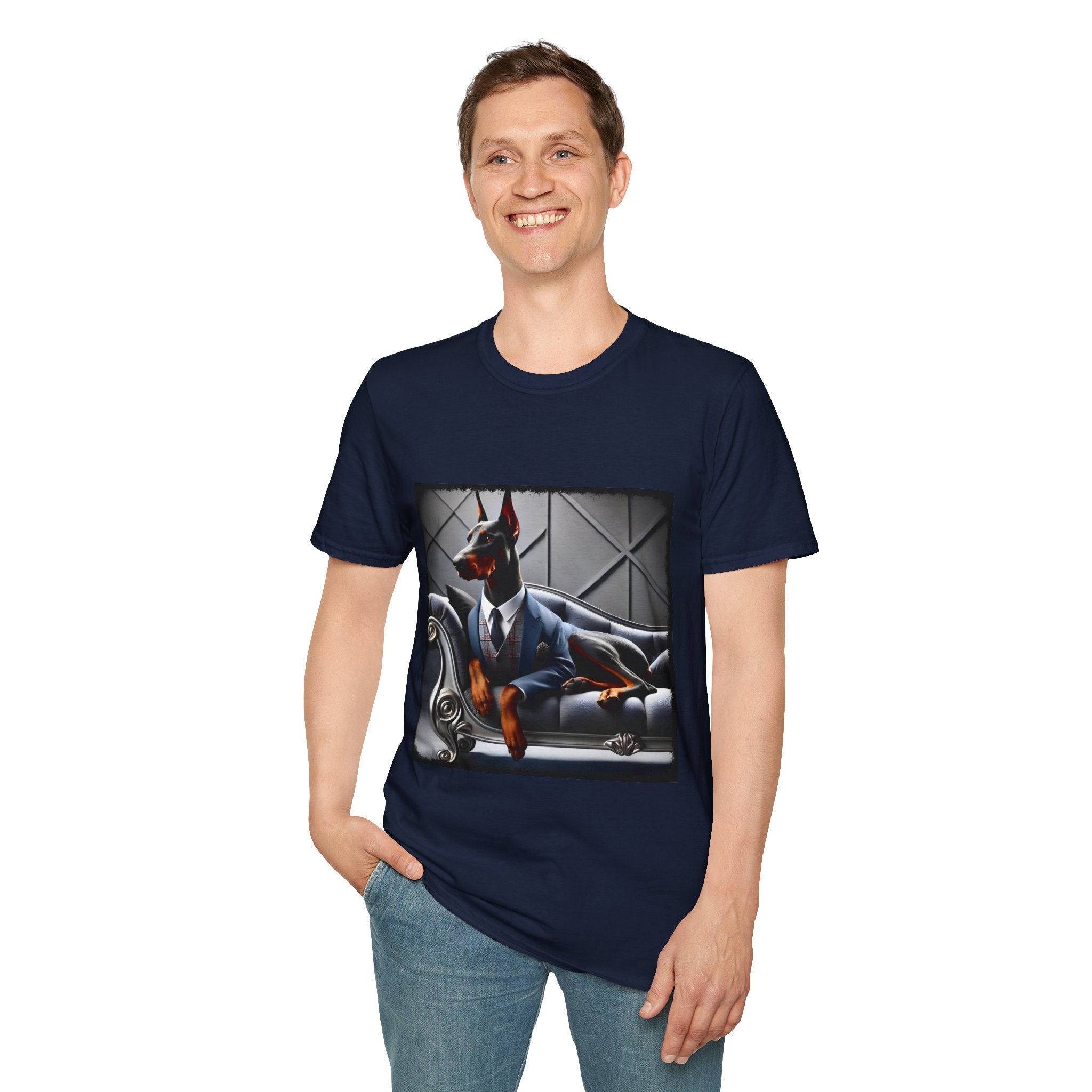 Doberman Pinscher Dapper Dude | Unisex Dog T-Shirt