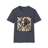 German Shorthaired Pointer Warm Geometric | Unisex Dog T-Shirt