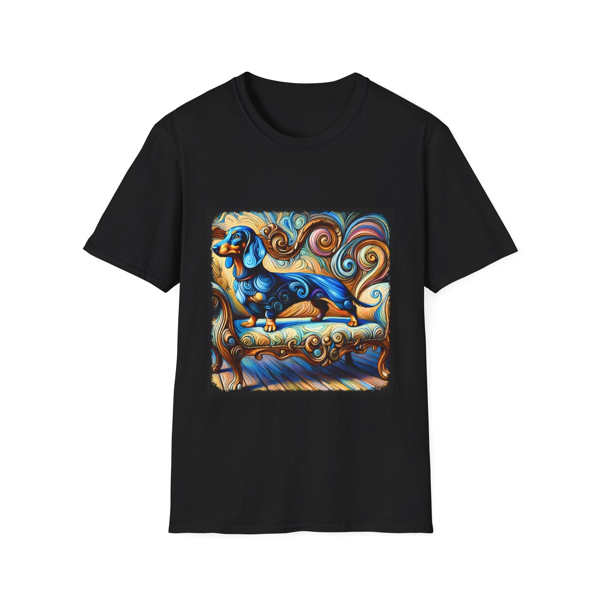 Dachshund Blue Dream Swirl | Unisex Dog T-Shirt