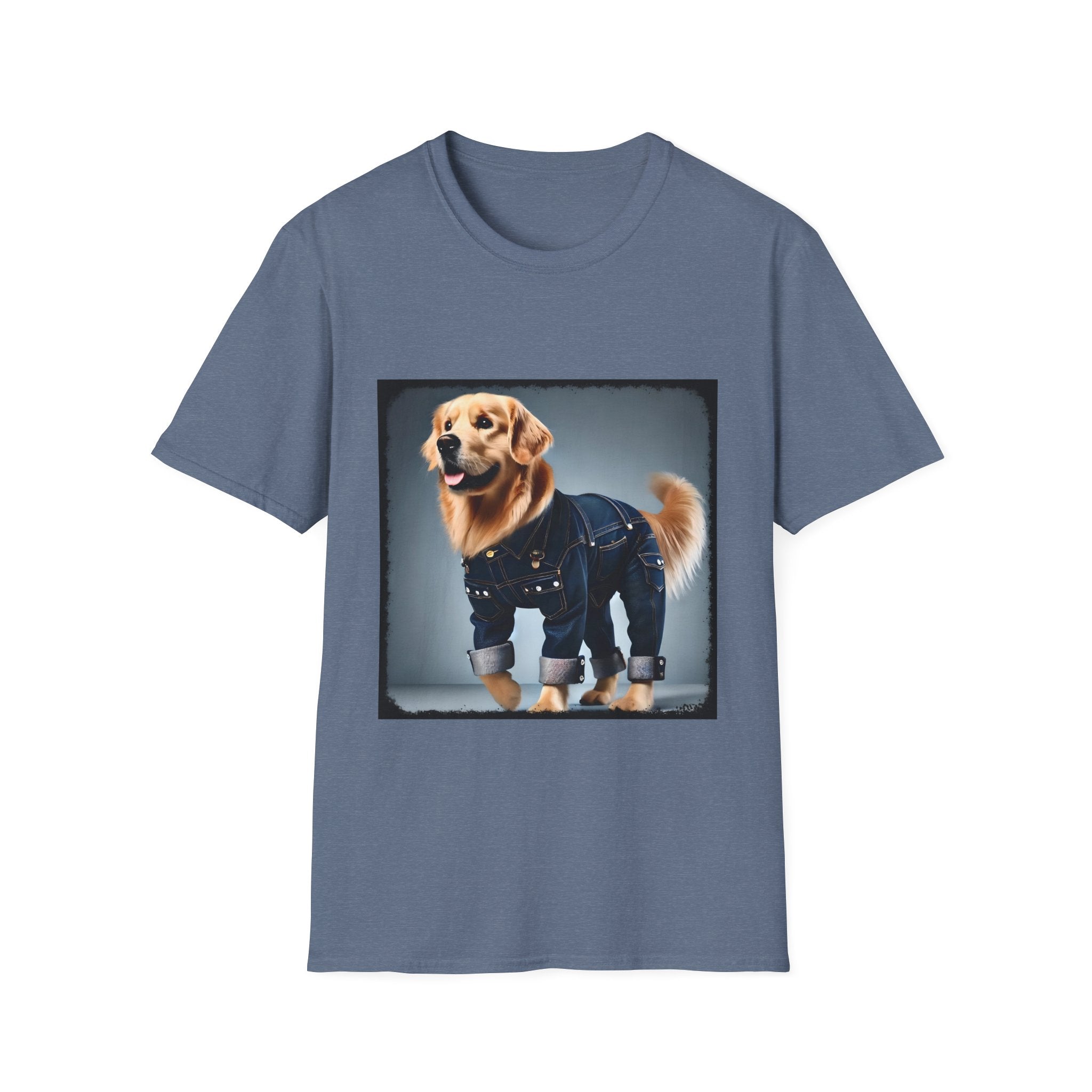 Golden Retriever Denim Diva | Unisex Dog T-Shirt