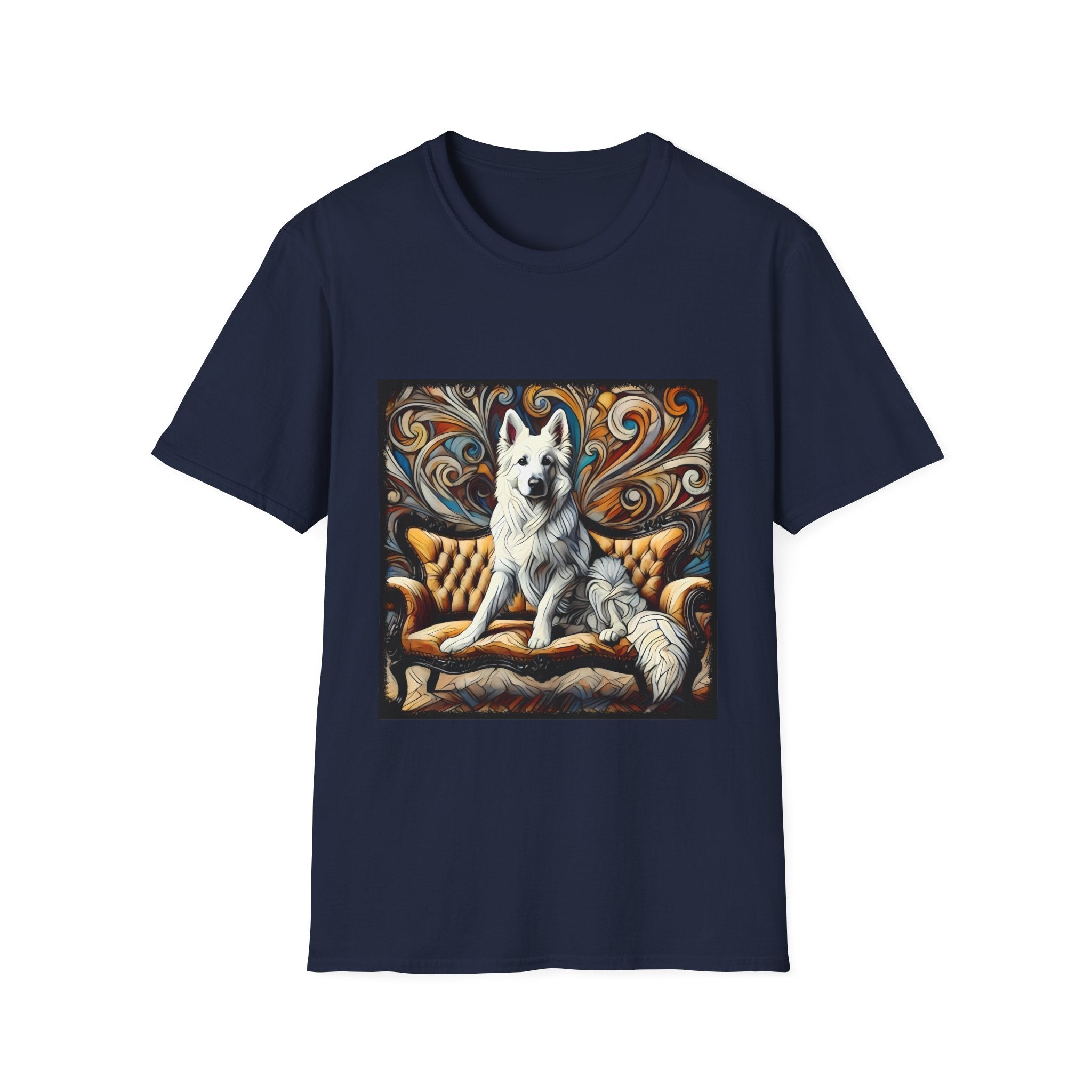 German Shepherd Bold Swirl | Unisex Dog T-Shirt
