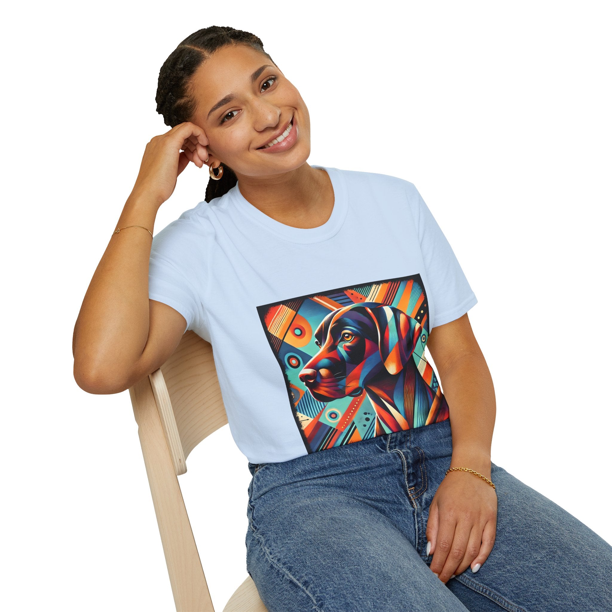 German Shorthaired Pointer Bold Geometric | Unisex Dog T-Shirt