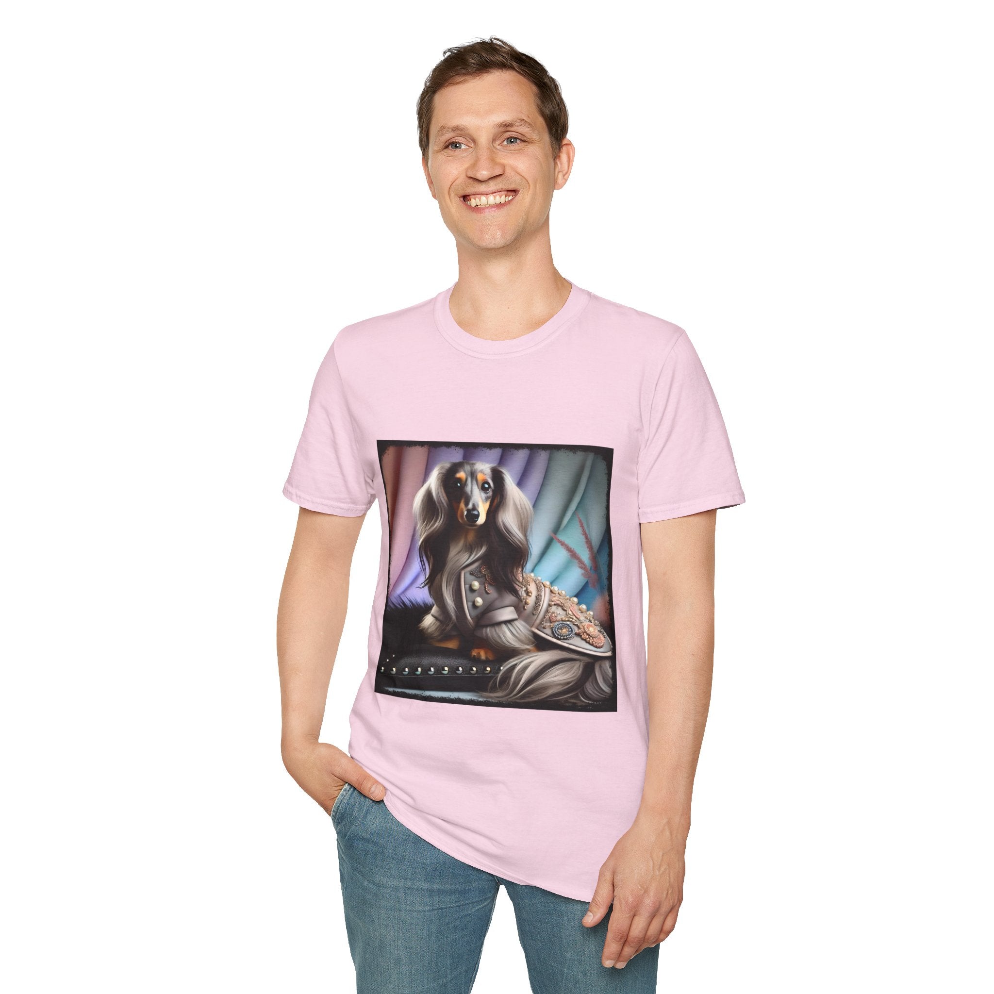 Dachshund Bold Fashionista | Unisex Dog T-Shirt