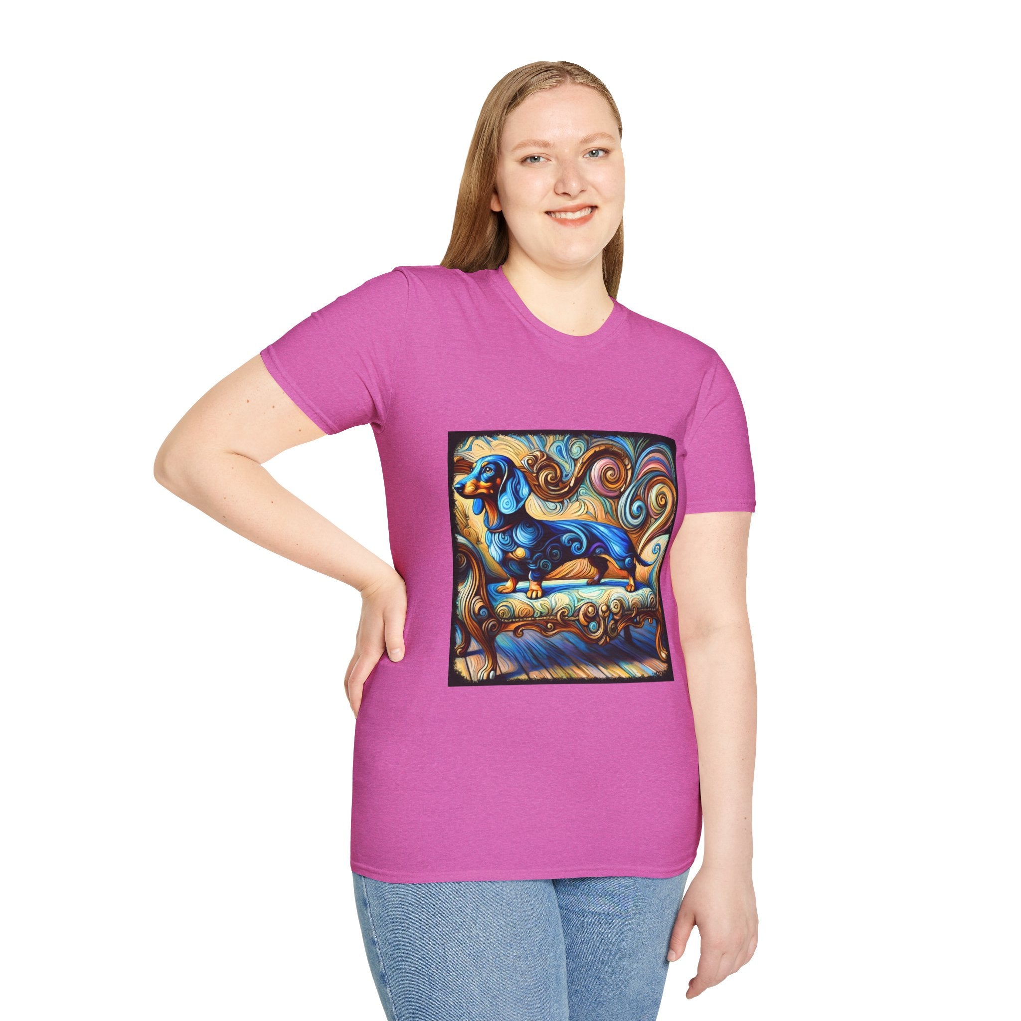 Dachshund Blue Dream Swirl | Unisex Dog T-Shirt