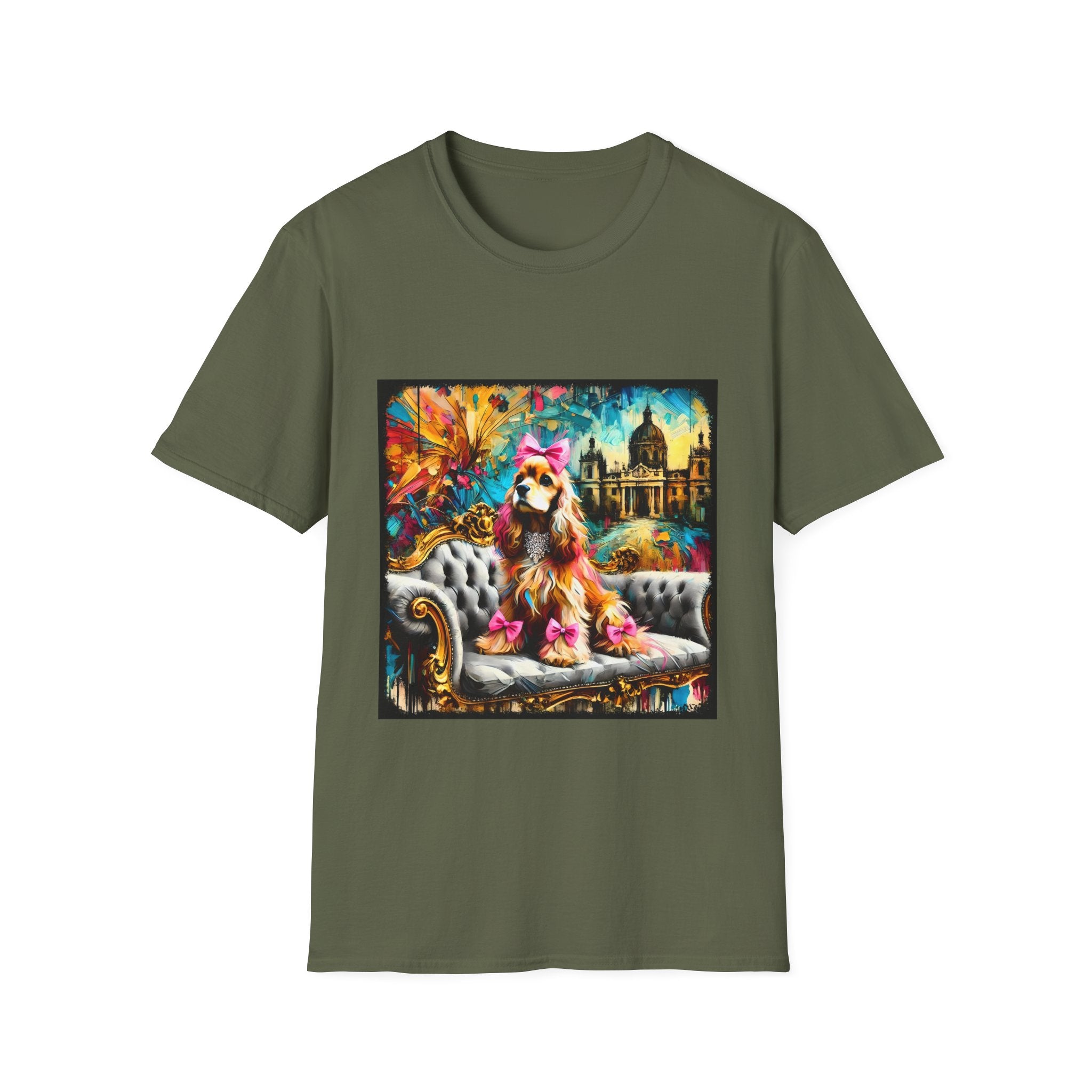 Cocker Spaniel Diamond Princess Classic | Unisex Dog T-Shirt