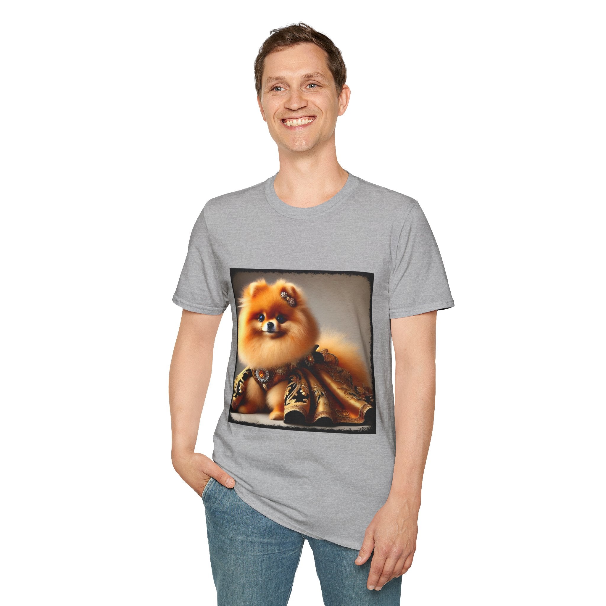 Pomeranian Golden Gal | Unisex Dog T-Shirt