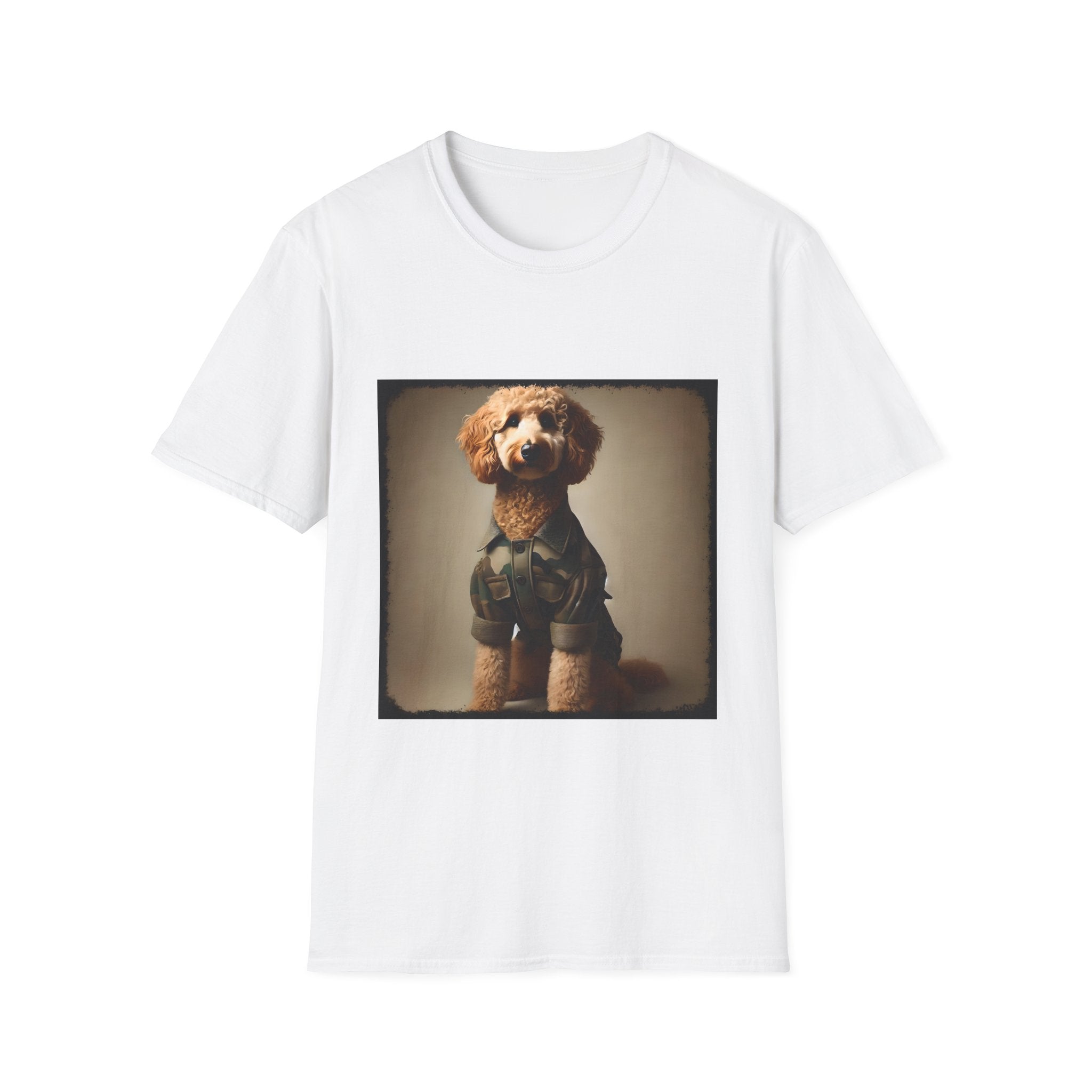 Goldendoodle Green Camo Cutie | Unisex Dog T-Shirt