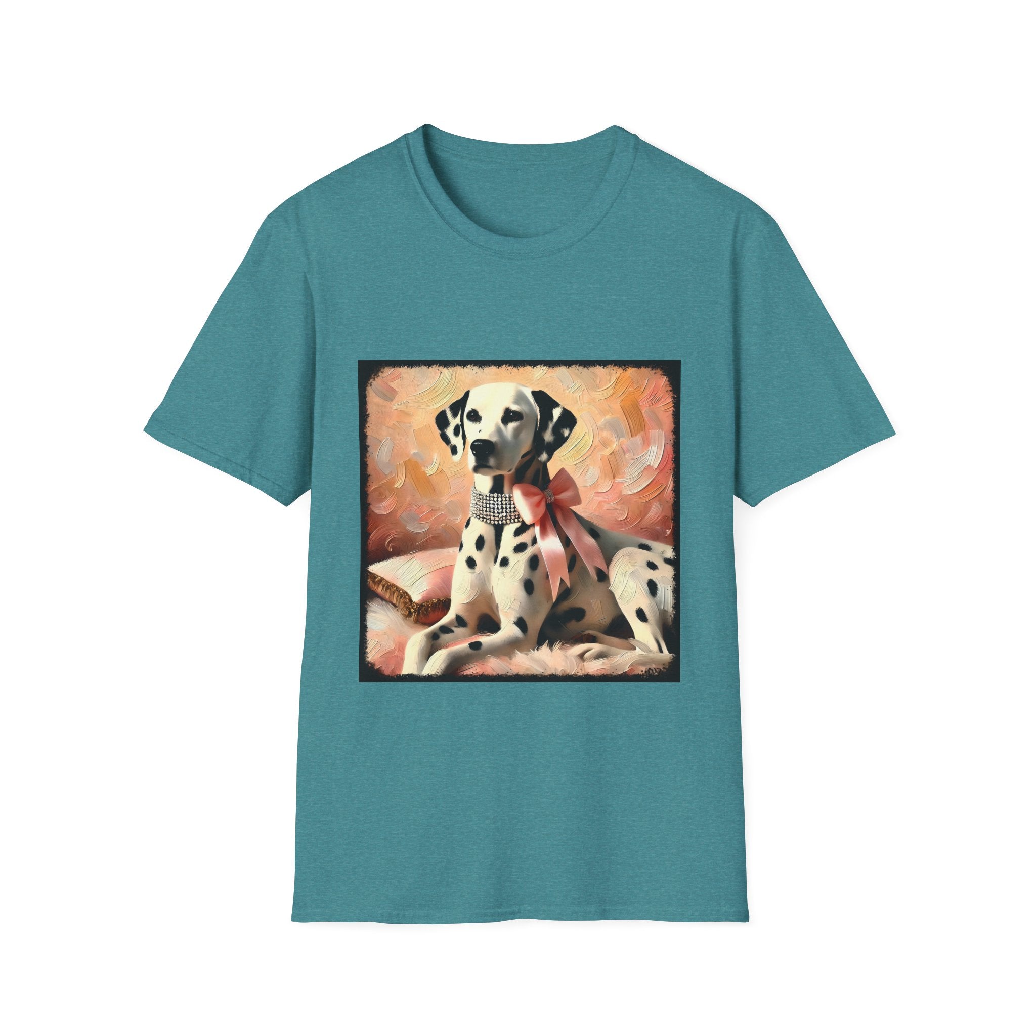 Dalmatian Diamond Bow Classic | Unisex Dog T-Shirt