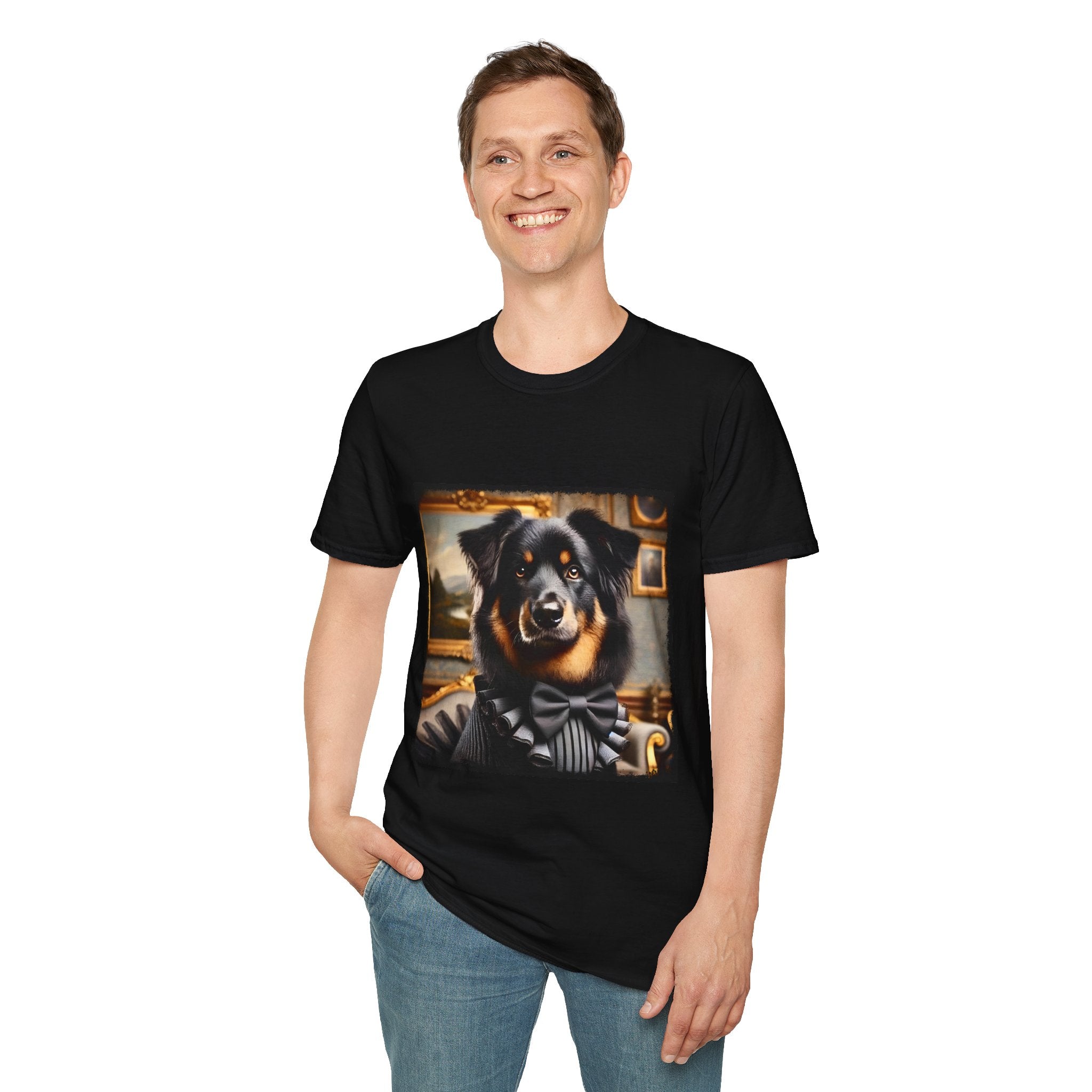 Australian Shepherd Poised Pup | Unisex Dog T-Shirt