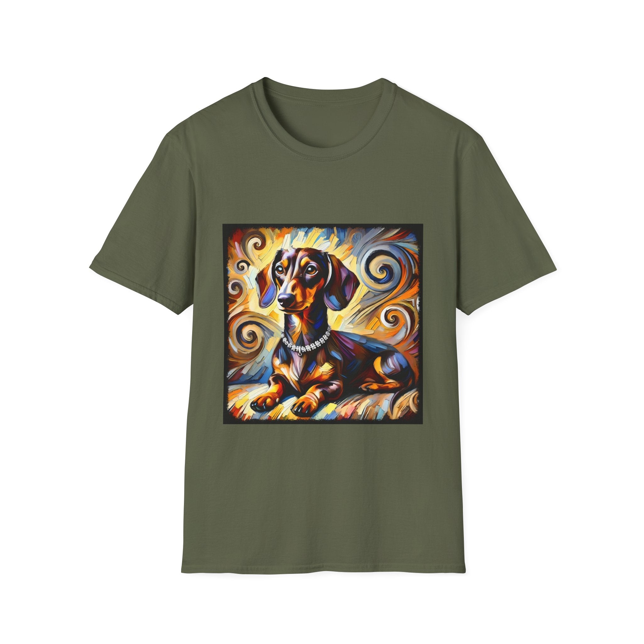 Dachshund Sun Swirl | Unisex Dog T-Shirt