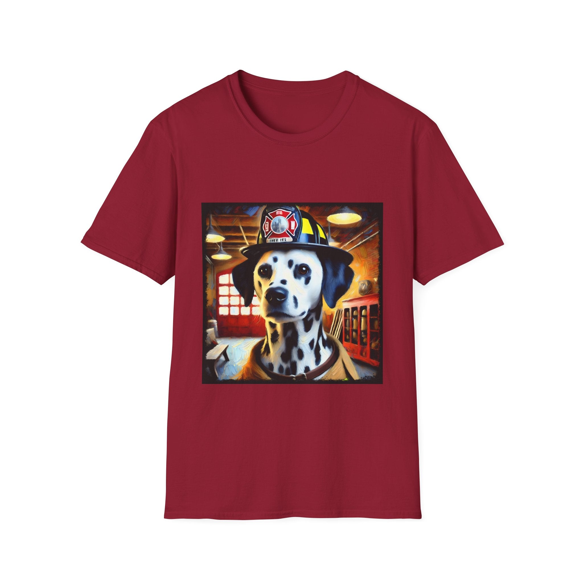 Dalmatian Fire Rescue Classic | Unisex Dog T-Shirt