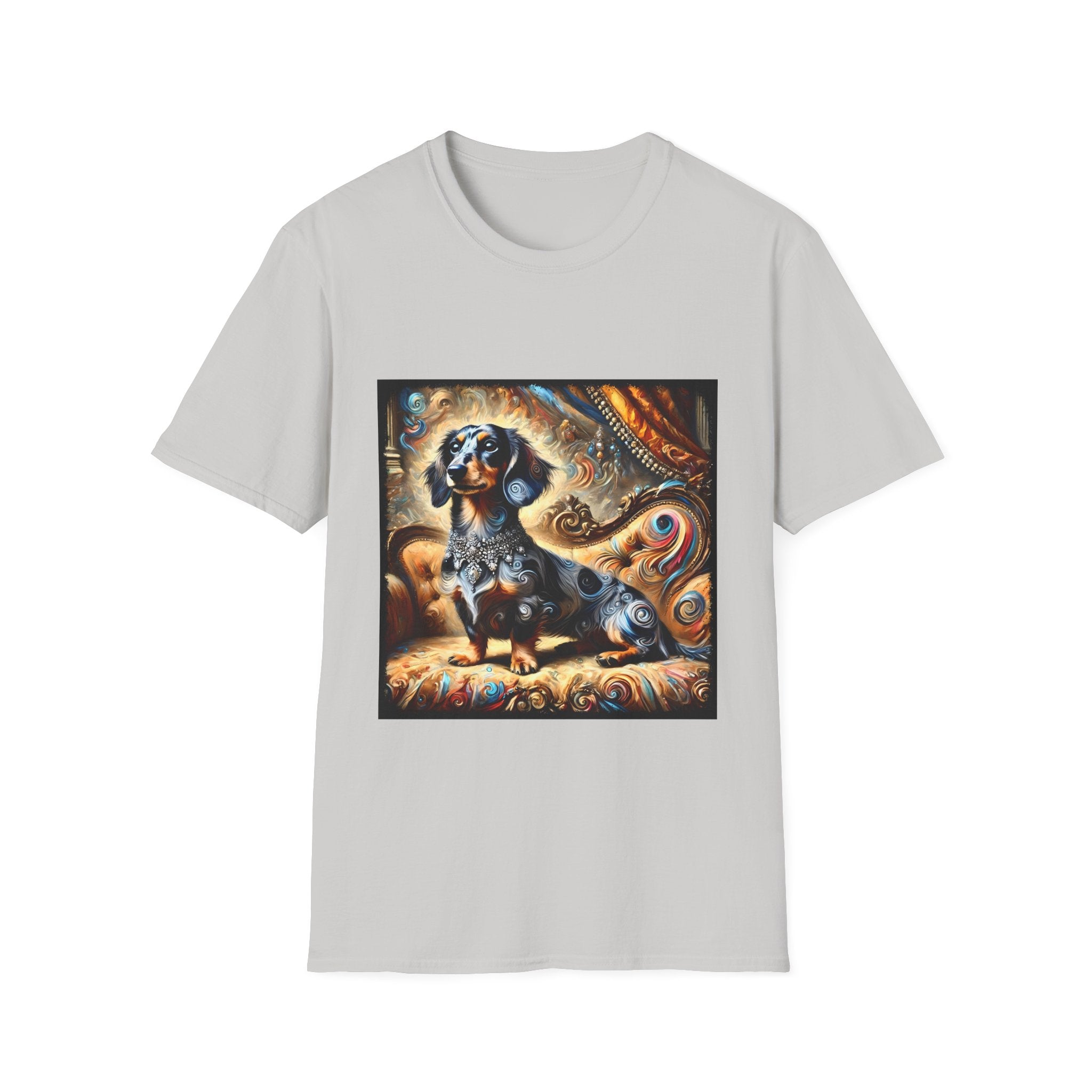 Dachshund Warm Diamond Swirl | Unisex Dog T-Shirt
