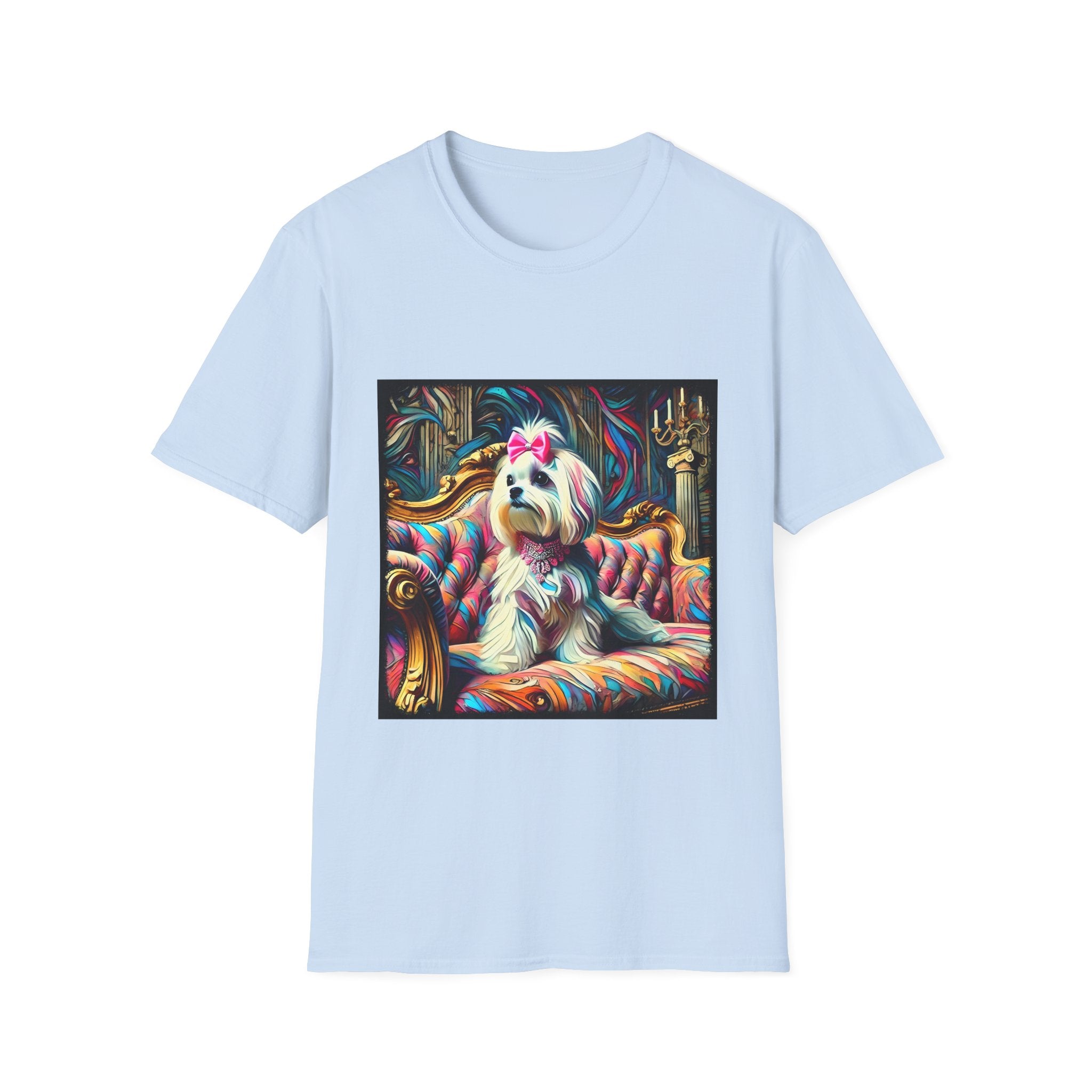 Maltese Diamond Princess Classic | Unisex Dog T-Shirt