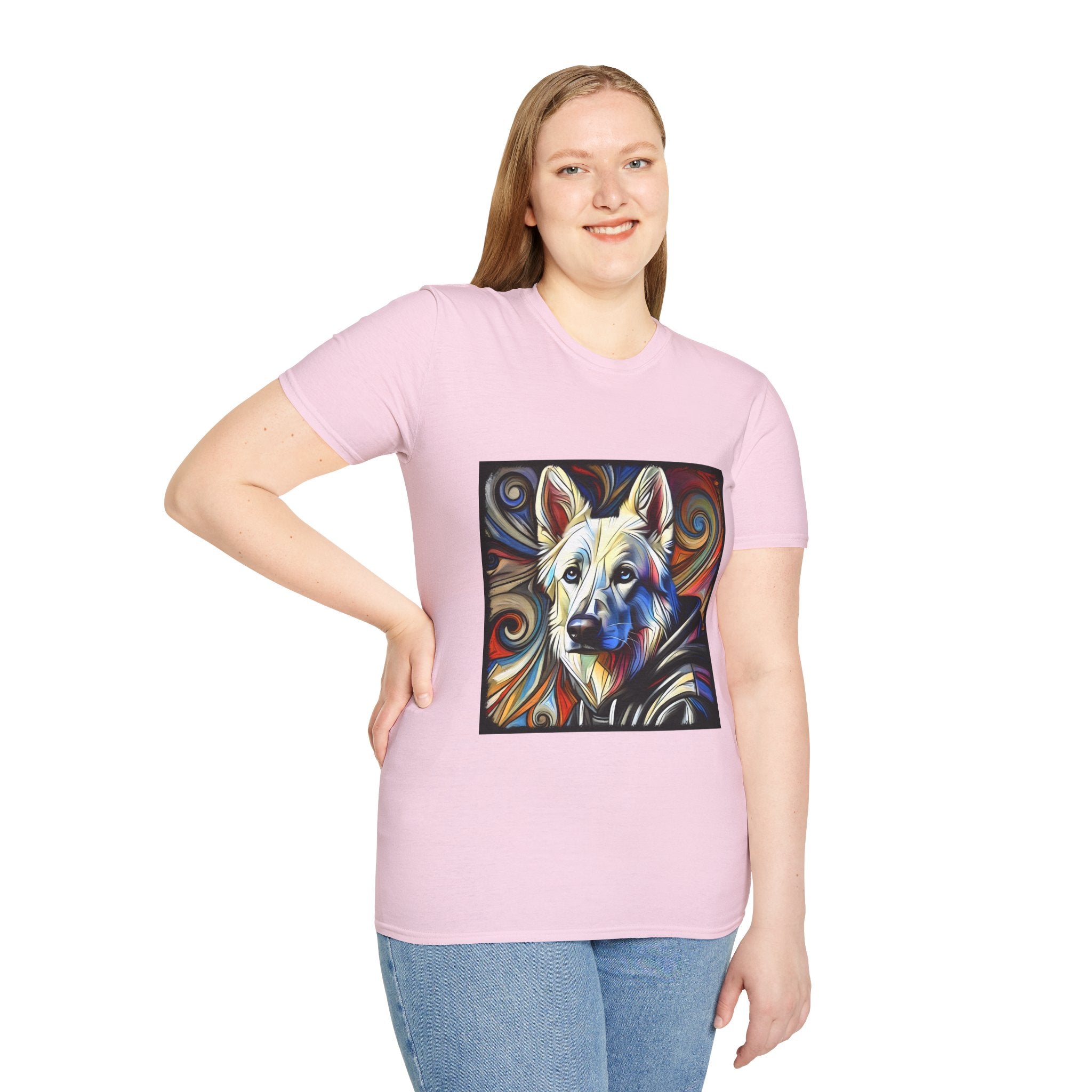German Shepherd Hoodie Swirl | Unisex Dog T-Shirt