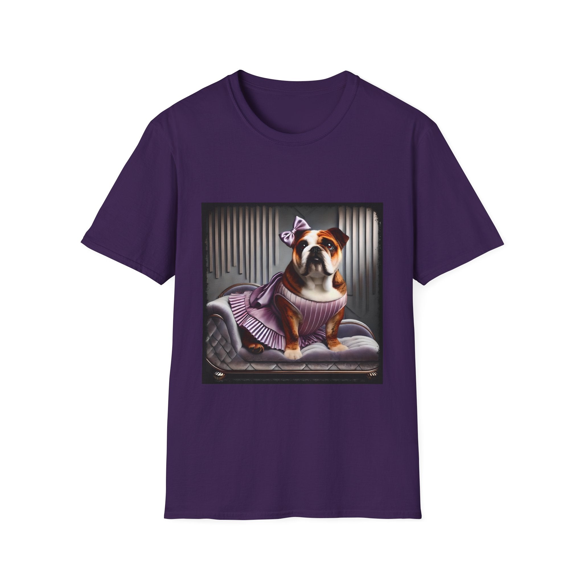Bulldog Lilac Lovey | Unisex Dog T-Shirt