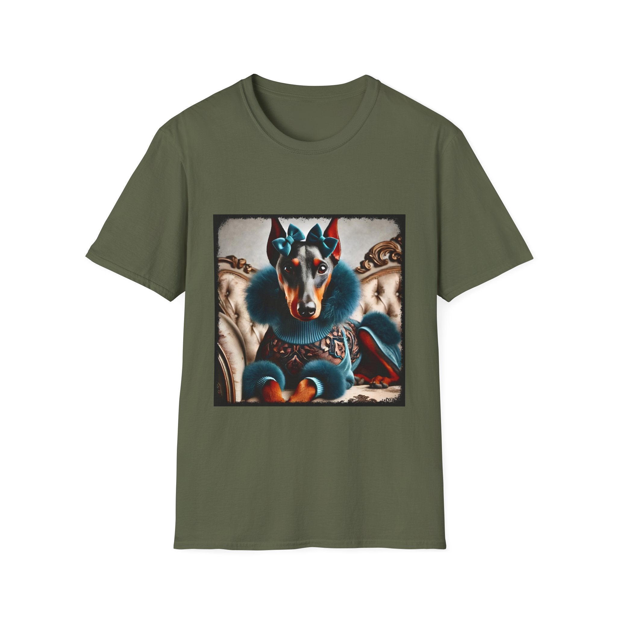 Doberman Pinscher Fashion Icon | Unisex Dog T-Shirt