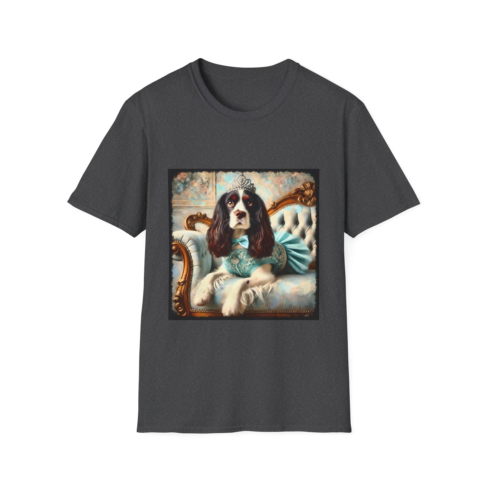 English Springer Spaniel Teal Princess Classic | Unisex Dog T-Shirt
