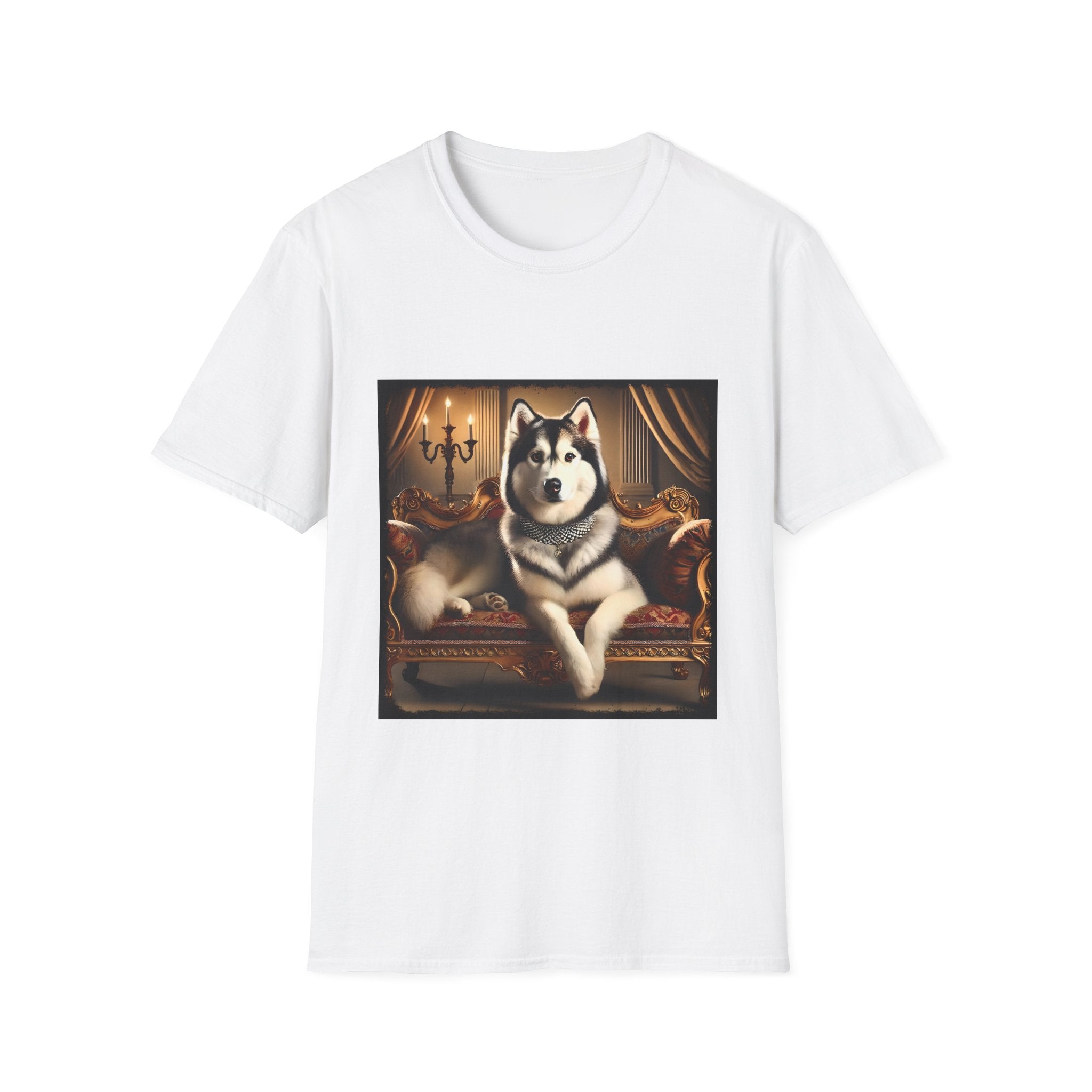 Siberian Husky Poised Princess | Unisex Dog T-Shirt