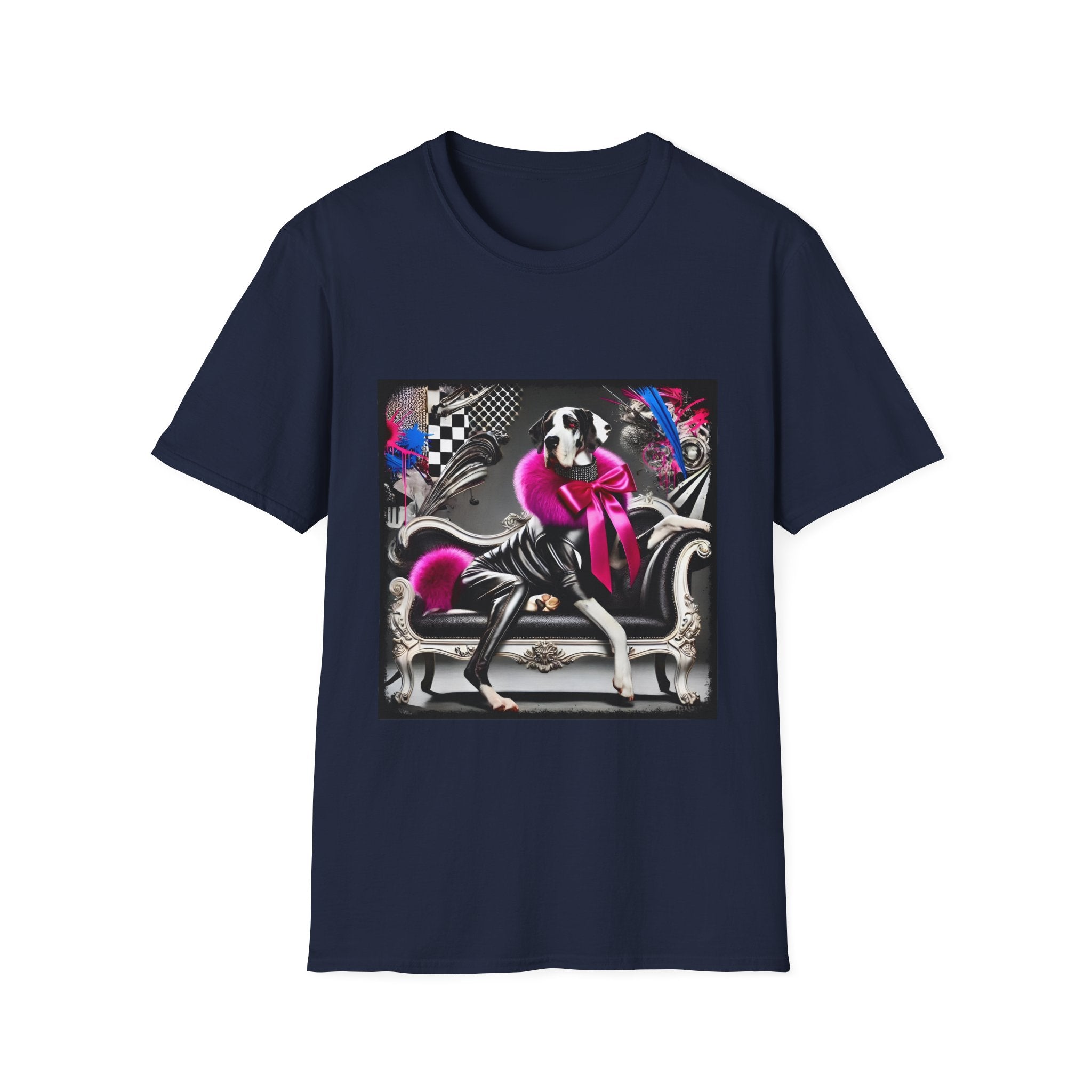 Great Dane Rock Chic | Unisex Dog T-Shirt