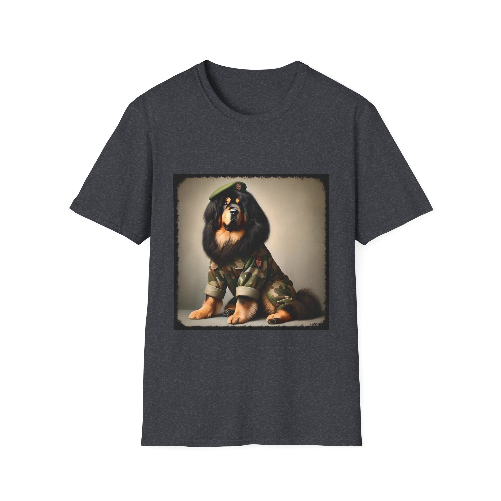 Tibetan Mastiff Camo Cutie | Unisex Dog T-Shirt