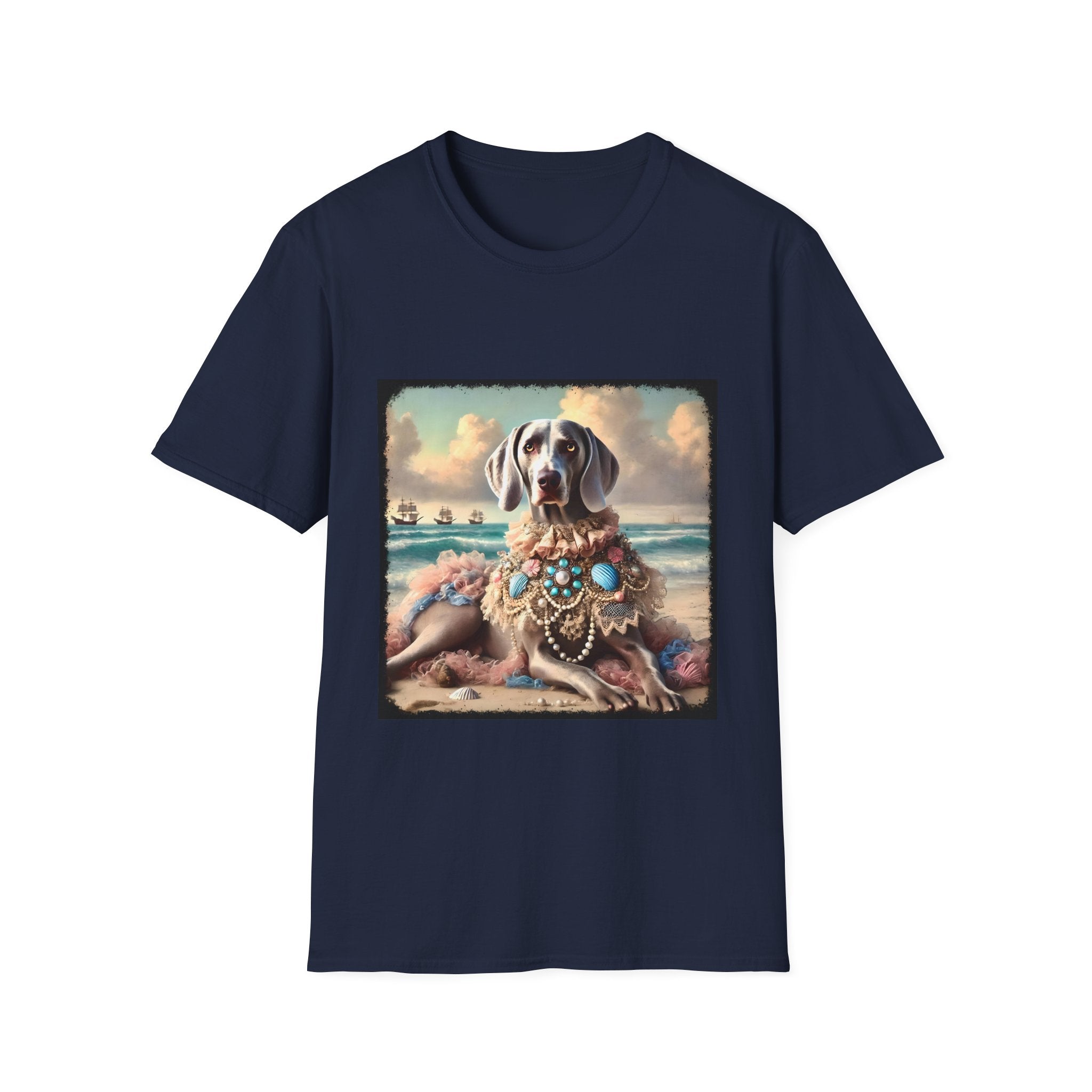 Weimaraner Seashell Siren | Unisex Dog T-Shirt