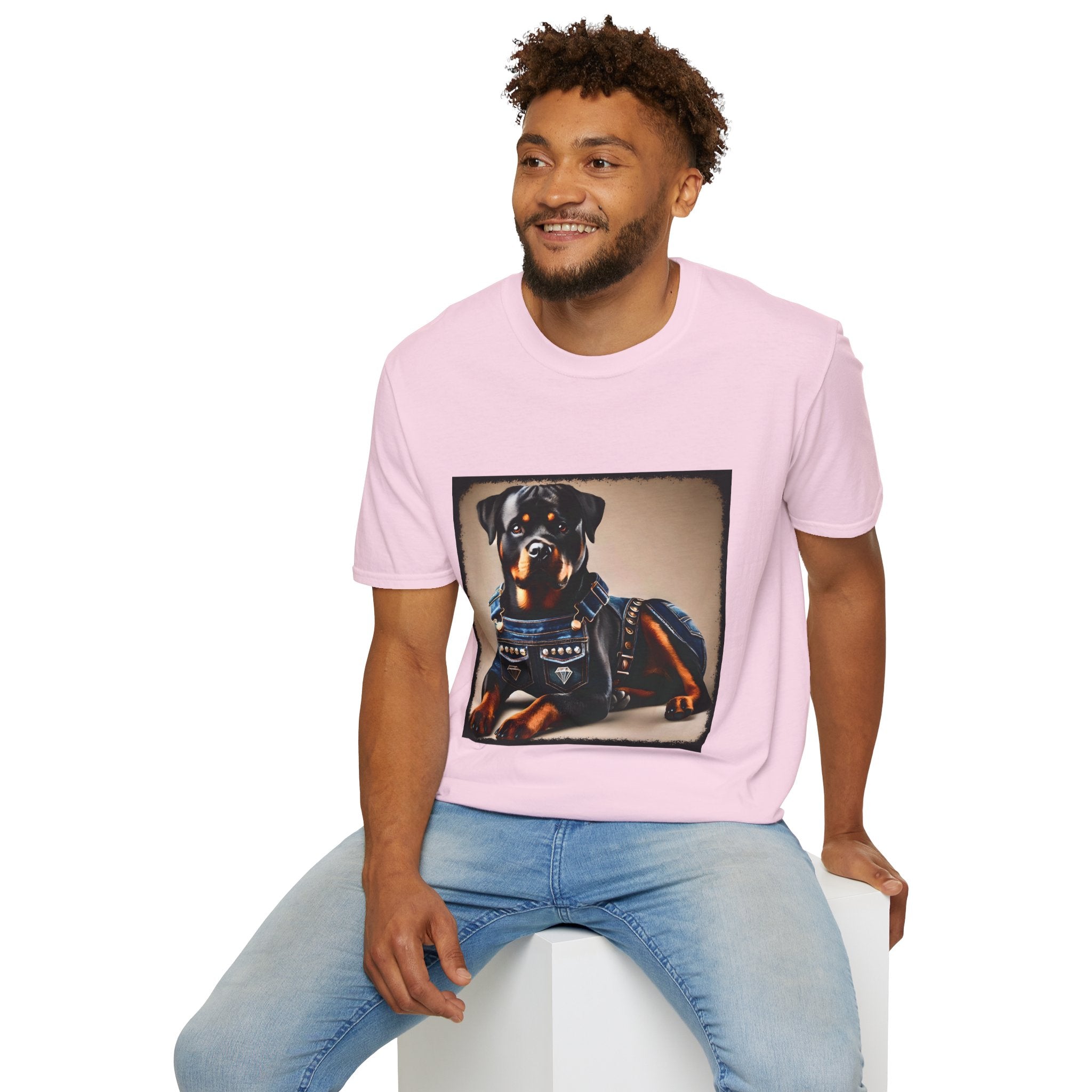 Rottweiler Denim Doll | Unisex Dog T-Shirt