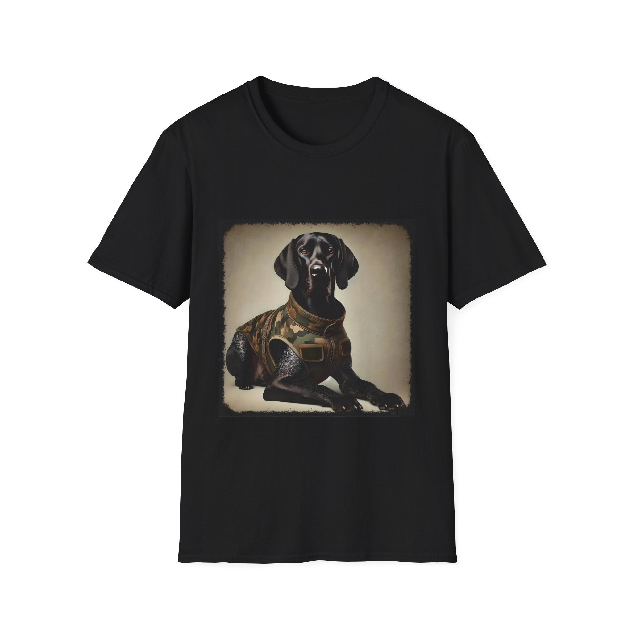 German Shorthaired Pointer Camo Cutie | Unisex Dog T-Shirt
