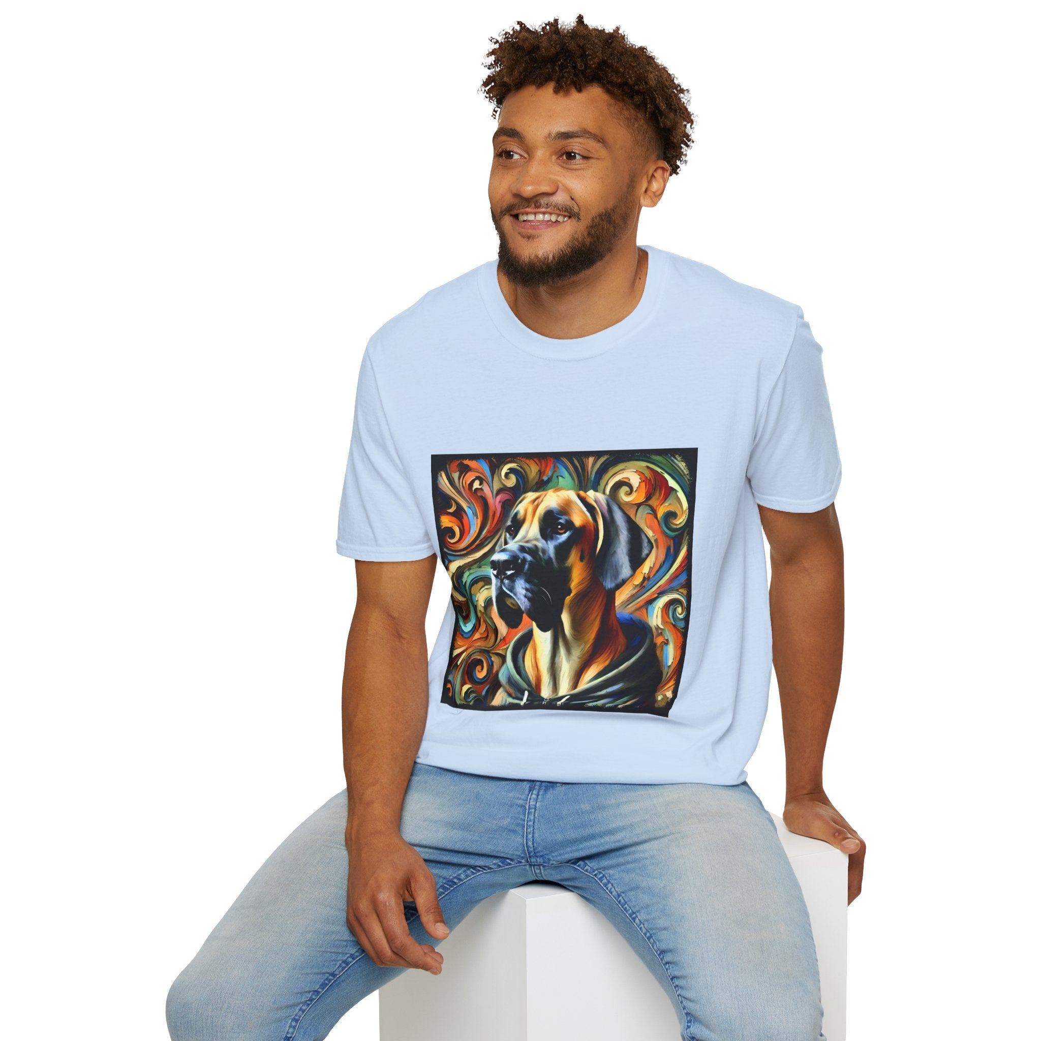 Great Dane Street Swirl | Unisex Dog T-Shirt