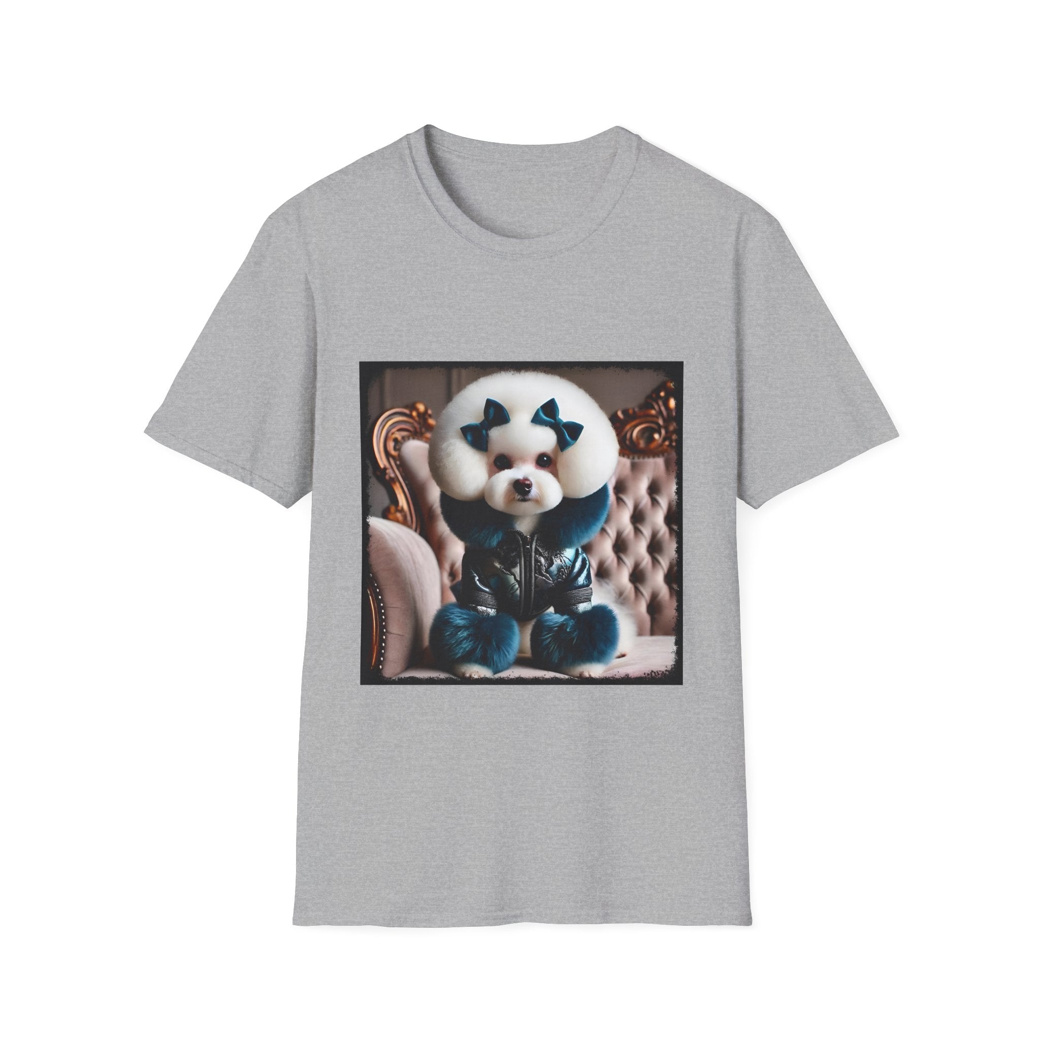 Bichon Frise Posh Pawfluencer | Unisex Dog T-Shirt