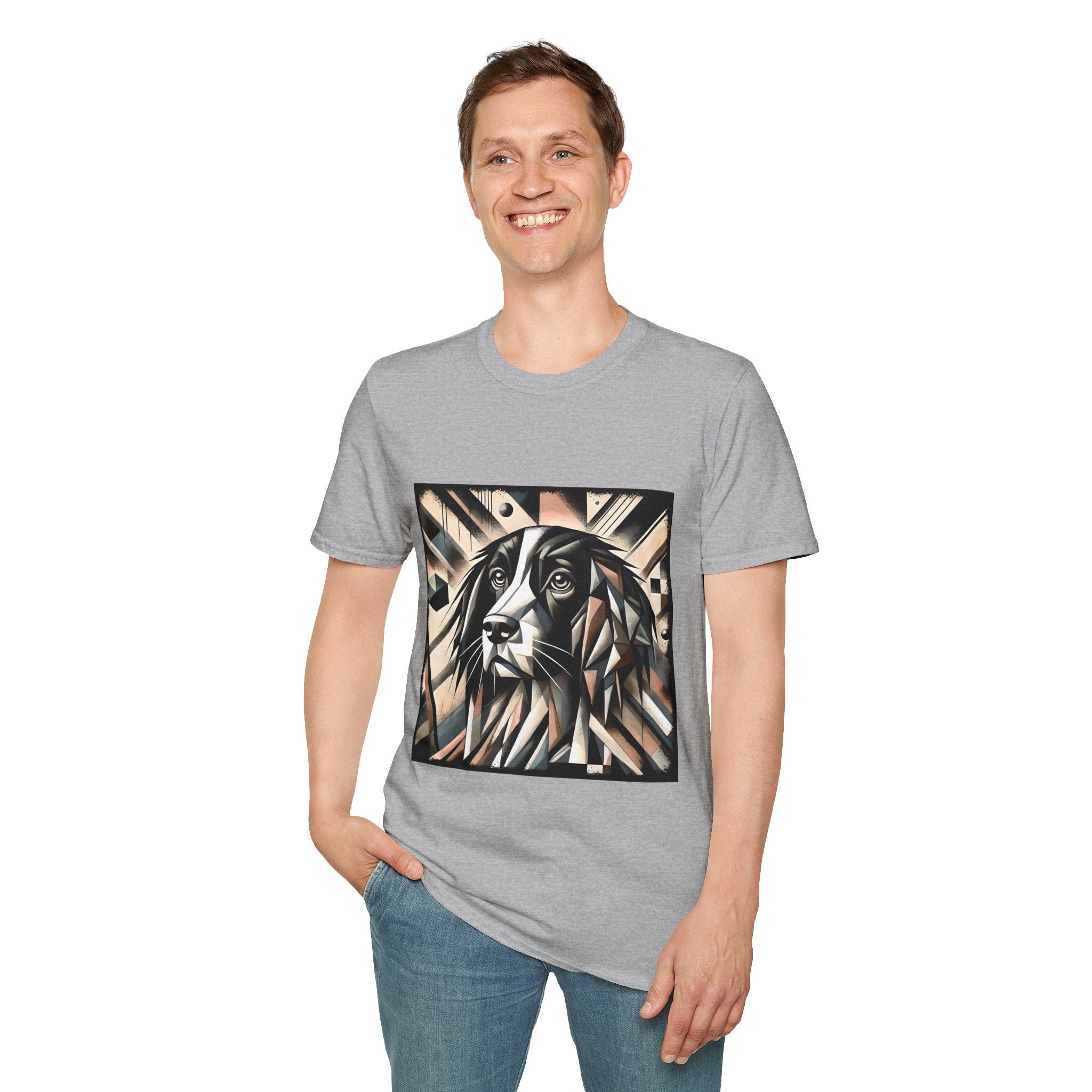 English Springer Spaniel Bold Geometric | Unisex Dog T-Shirt