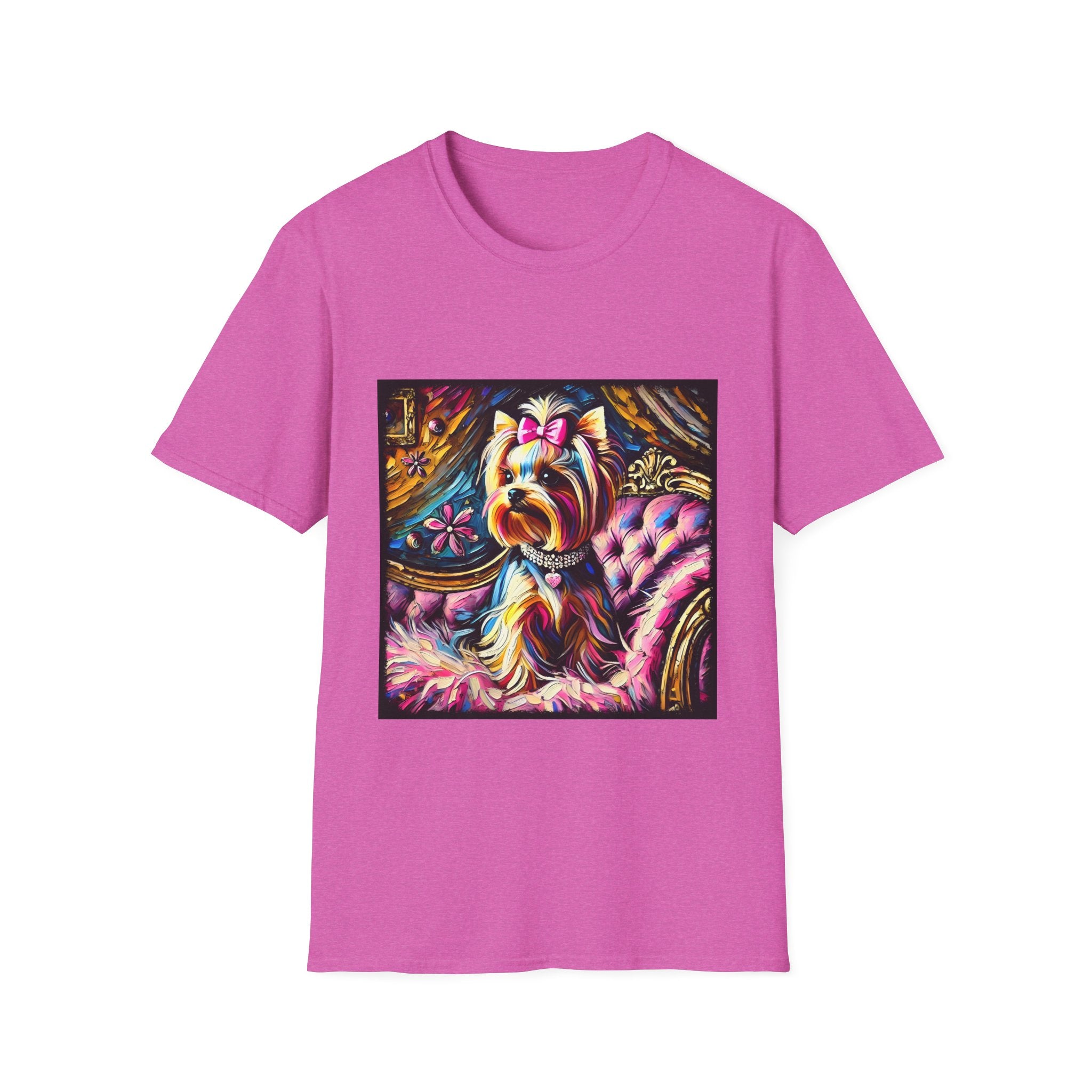 Yorkshire Terrier Pink Classic | Unisex Dog T-Shirt