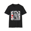 Cane Corso Bold Heart Sketch | Unisex Dog T-Shirt
