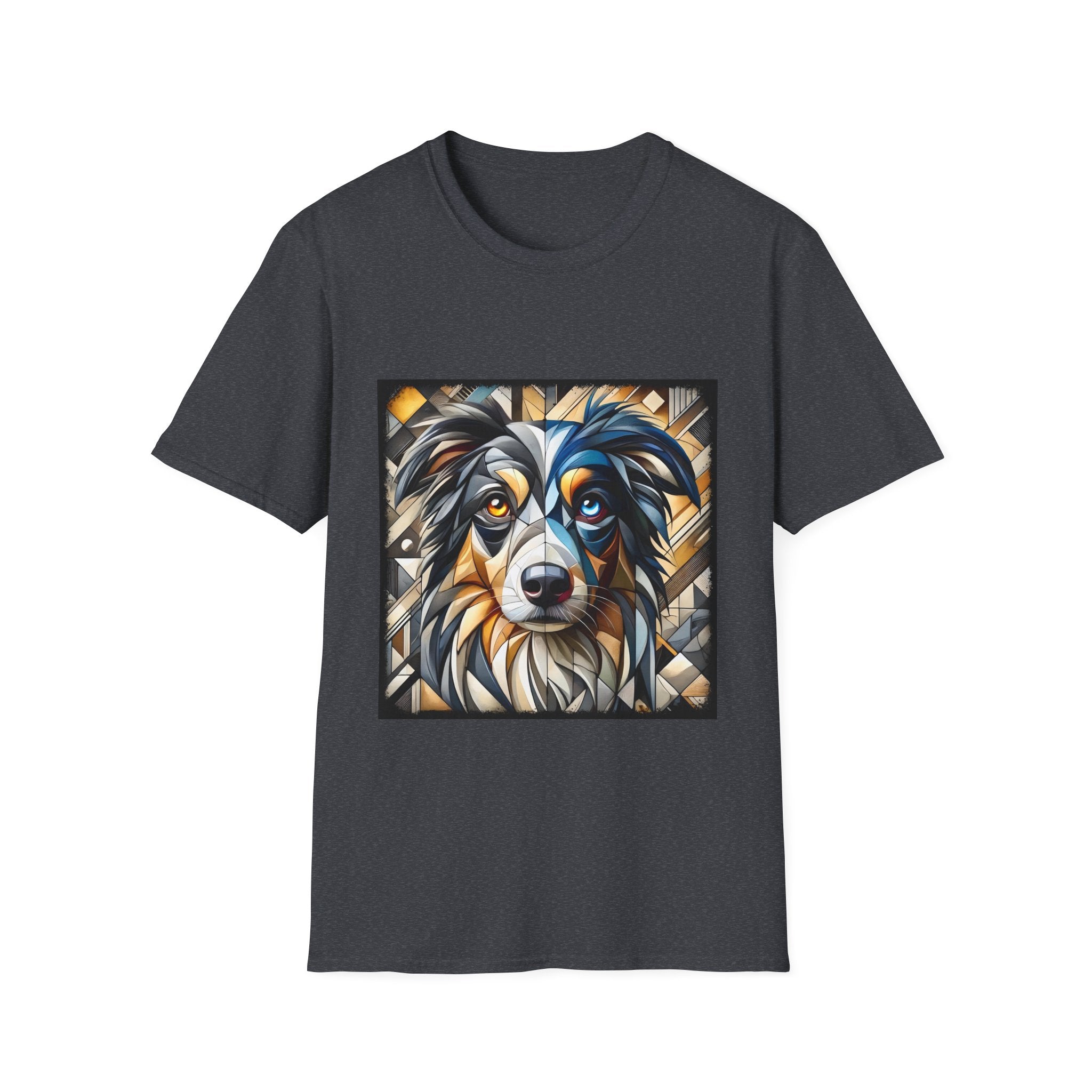 Miniature American Shepherd Bold Geometric |  Unisex Dog T-Shirt
