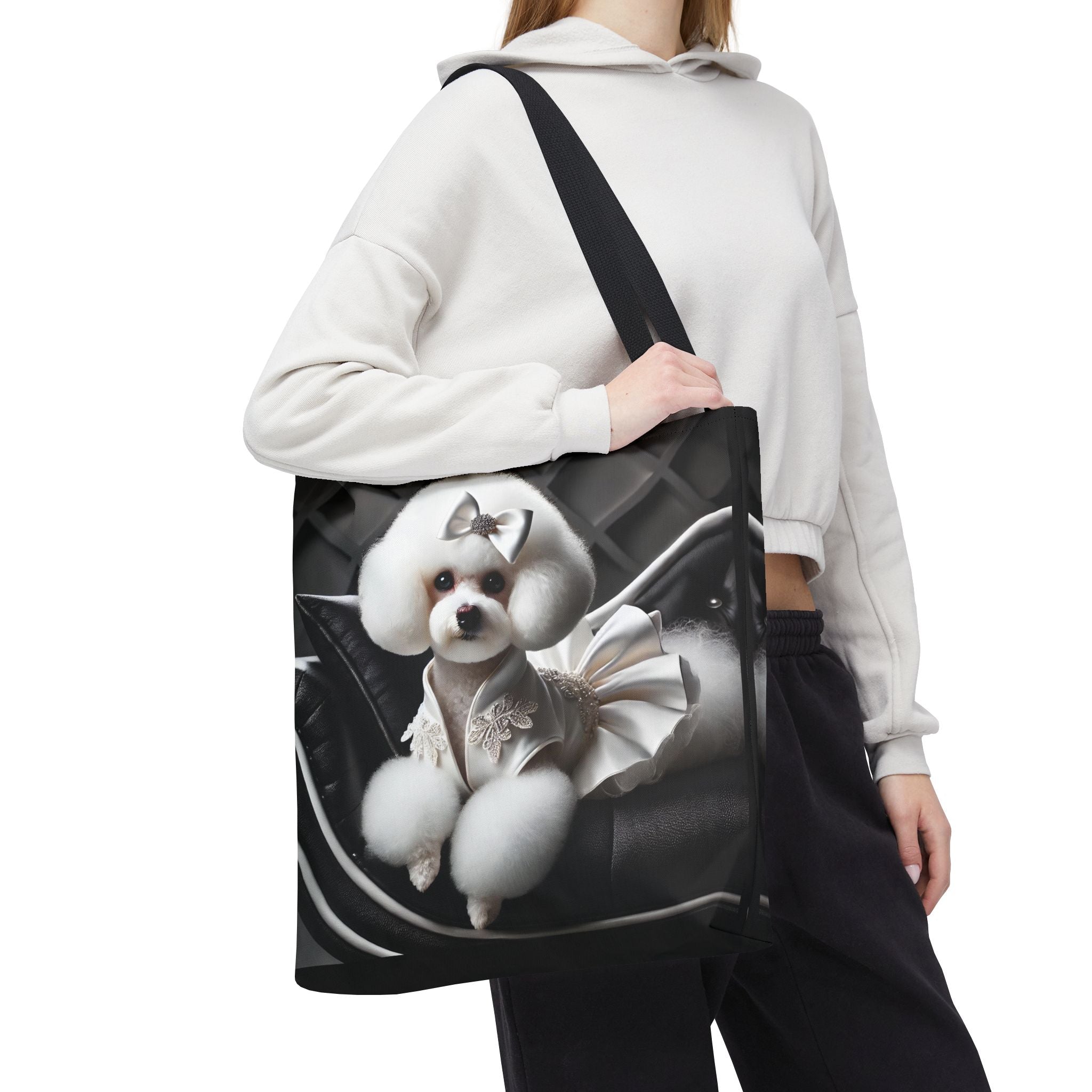 Bichon Frise Pure Class | Dog Themed Tote Bag