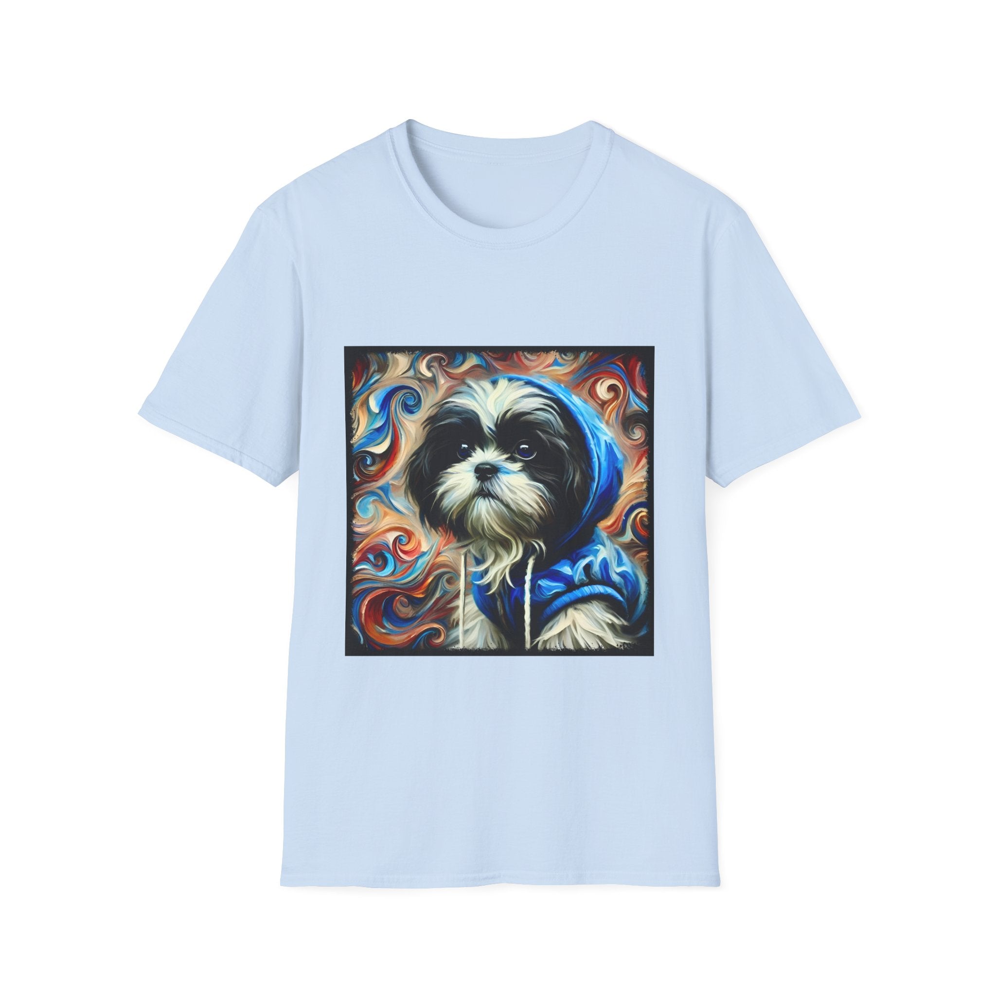 Shih Tzu Street Swirl | Unisex Dog T-Shirt