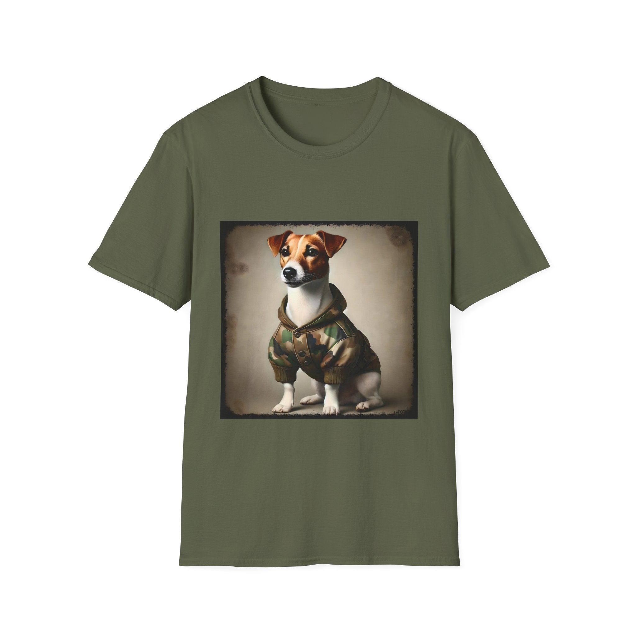 Jack Russell Terrier Camo Cutie | Unisex Dog T-Shirt